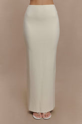 Kyle Knit Maxi Skirt - Ivory