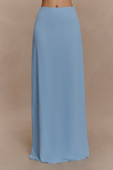 Katalina Chiffon Maxi Skirt - Sky Blue