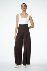 Beatrix High Rise Denim Jeans - Chocolate