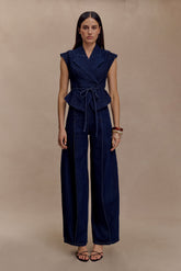 Beatrix High Rise Denim Jeans - Indigo Blue