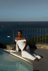 Oliver Slinky Maxi Dress - White