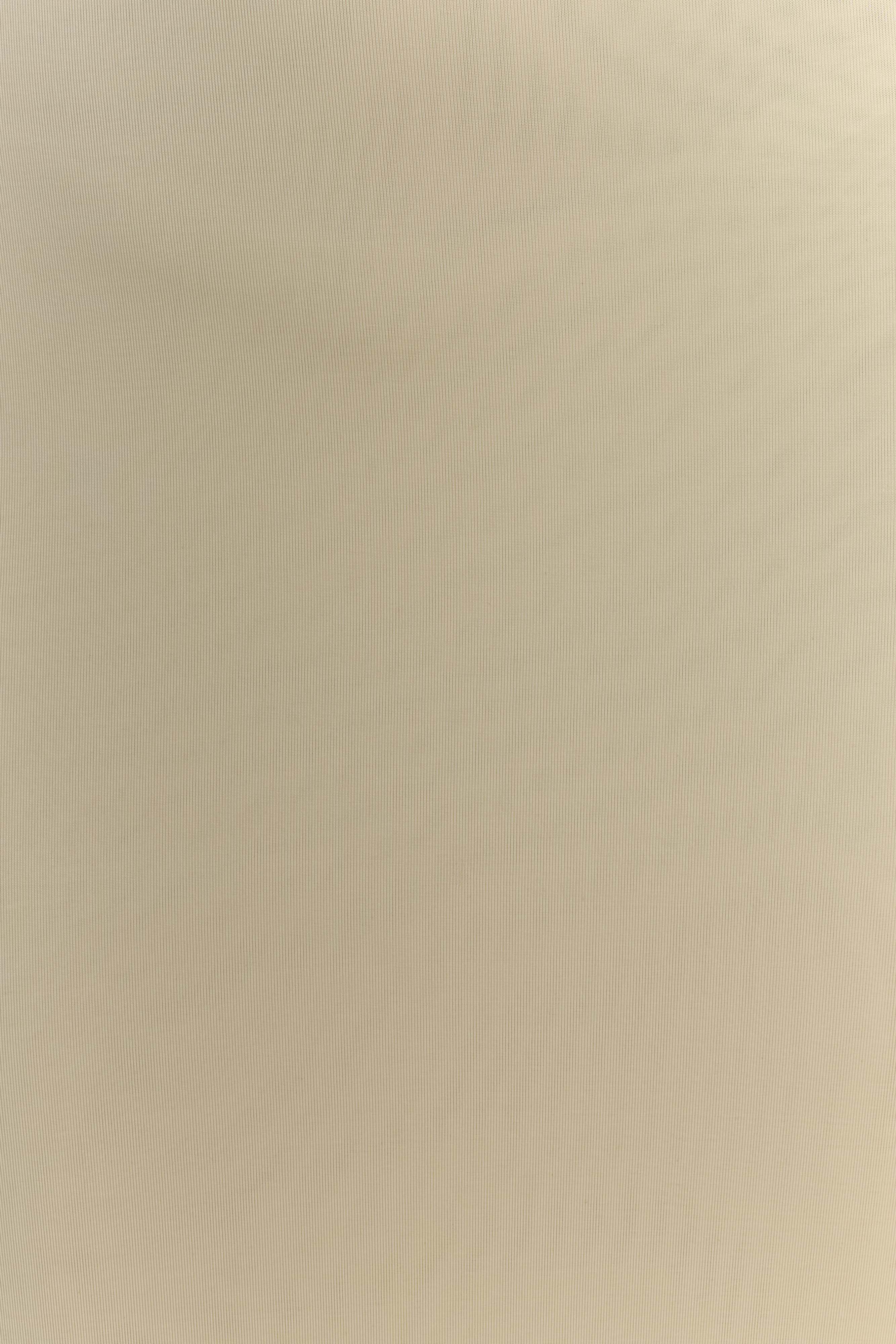 Imogen Off Shoulder Slinky Maxi Dress - Lemon