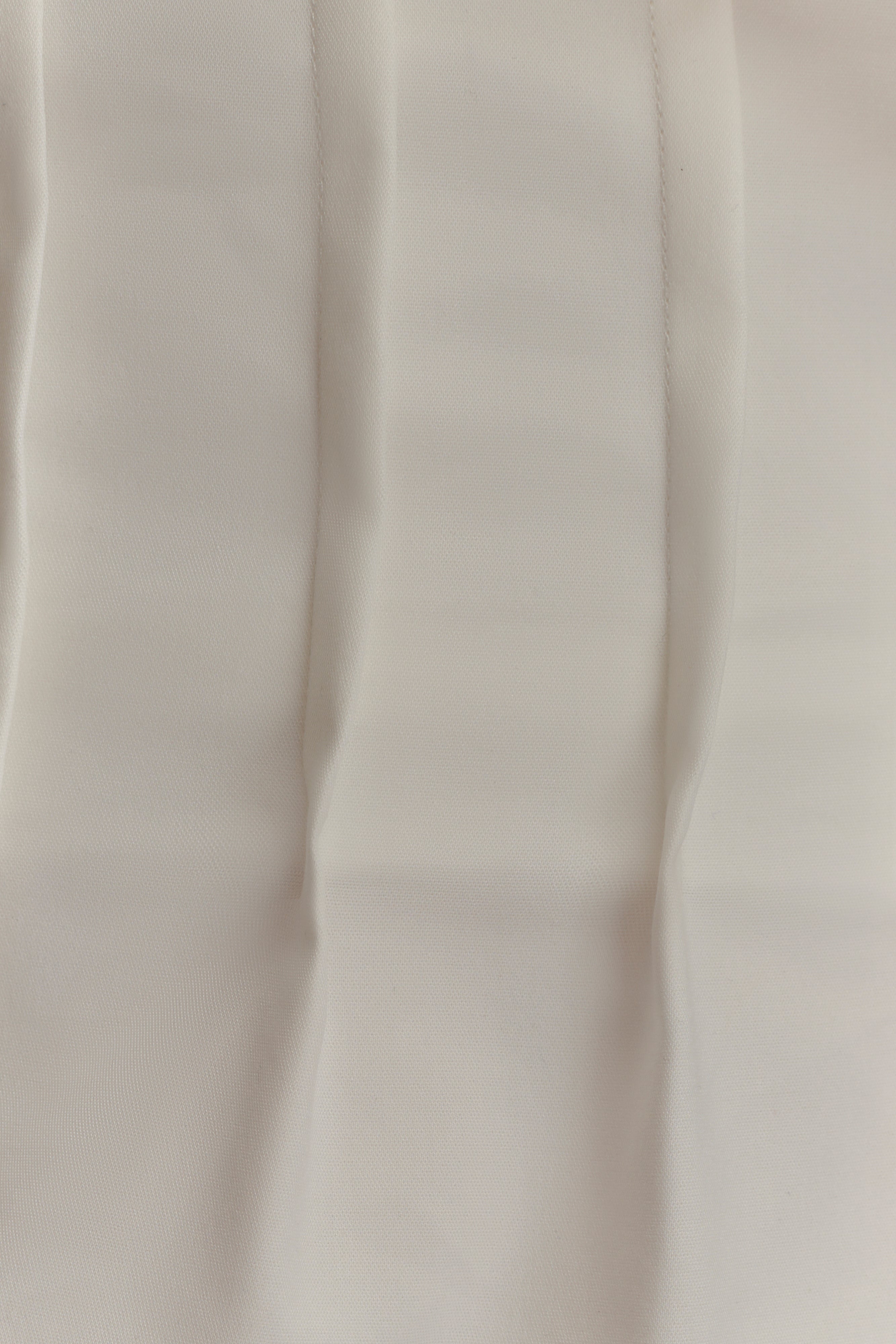 Debbie One Shoulder Bubble Top - White