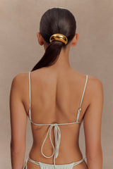 Memphis Beaded Bikini Top - Mint