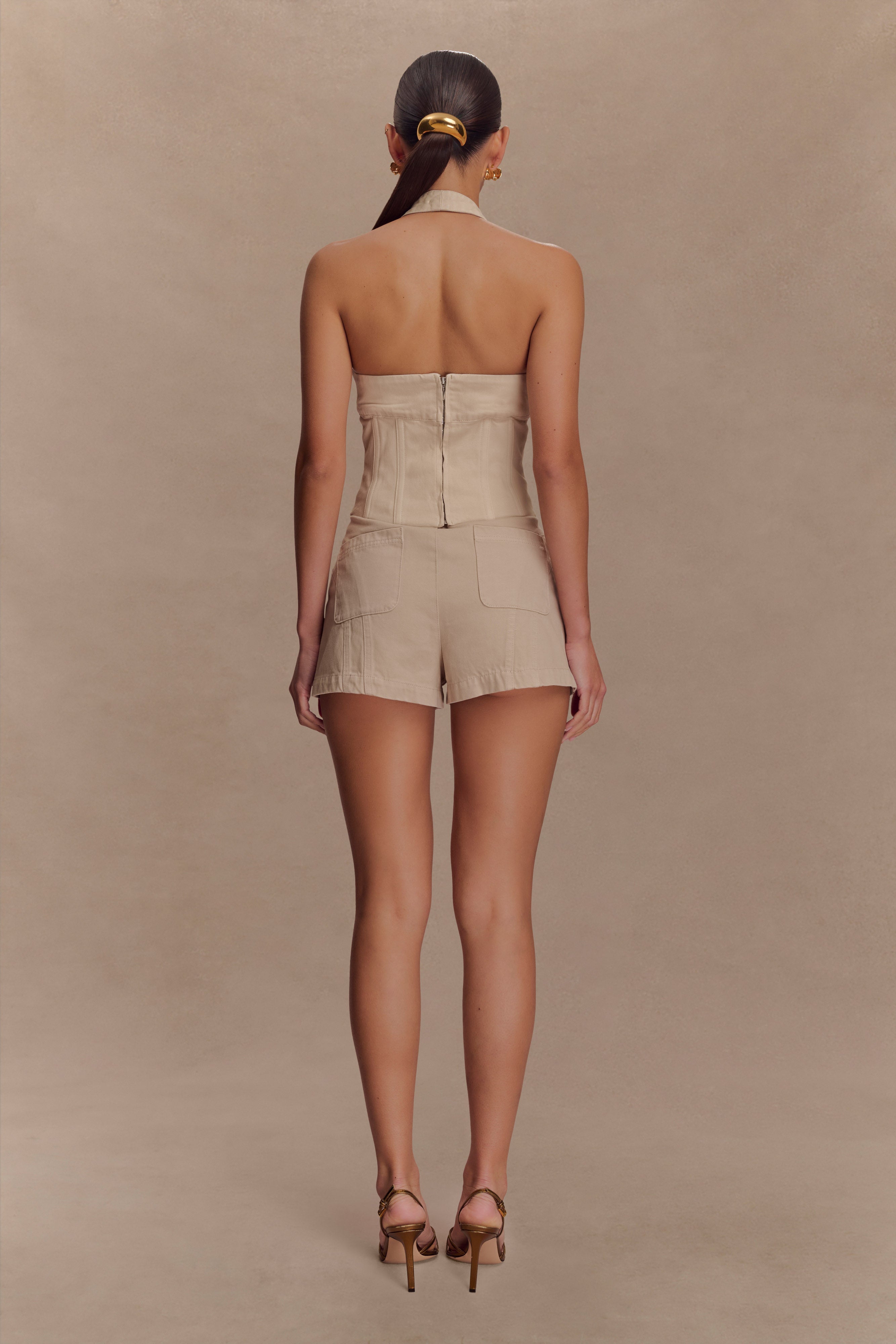 Meadow Denim Shorts - Stone Wash