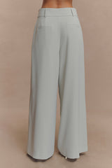 Jameson Pleated Wide Leg Pants - Light Sage