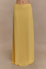 Katalina Chiffon Maxi Skirt - Butterscotch