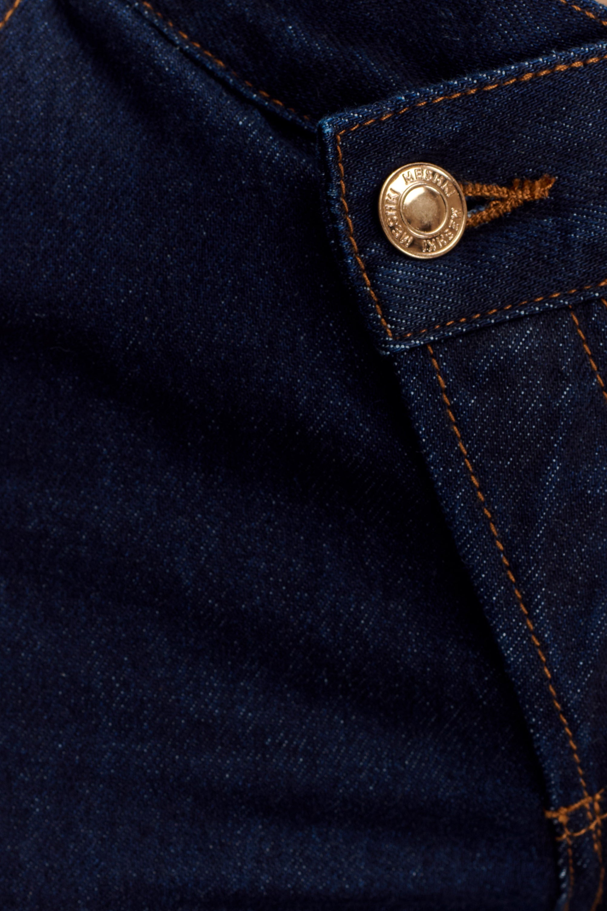 Remington V Front Straight Leg Jeans - Indigo Blue