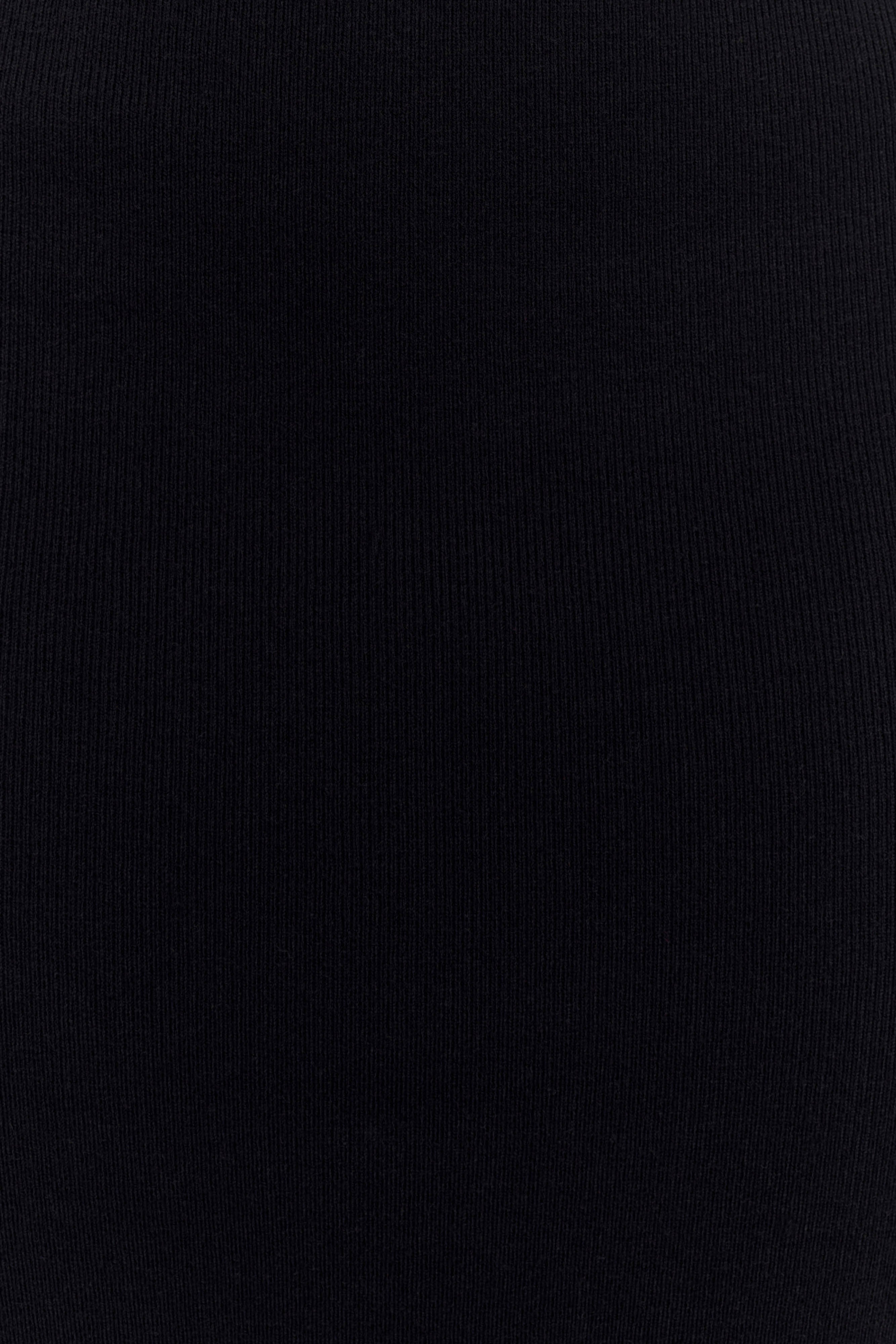 Culver Draped Twist Knit Midi Dress - Black