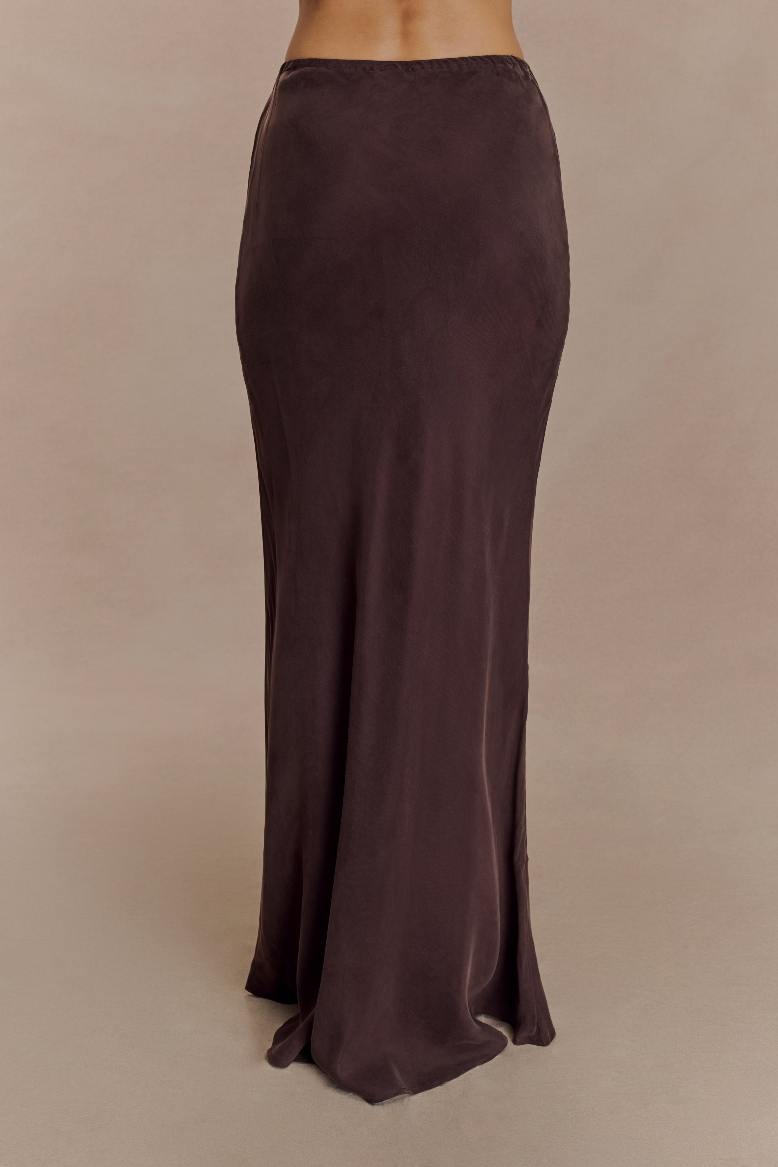Violeta Maxi Skirt - Dark Chocolate