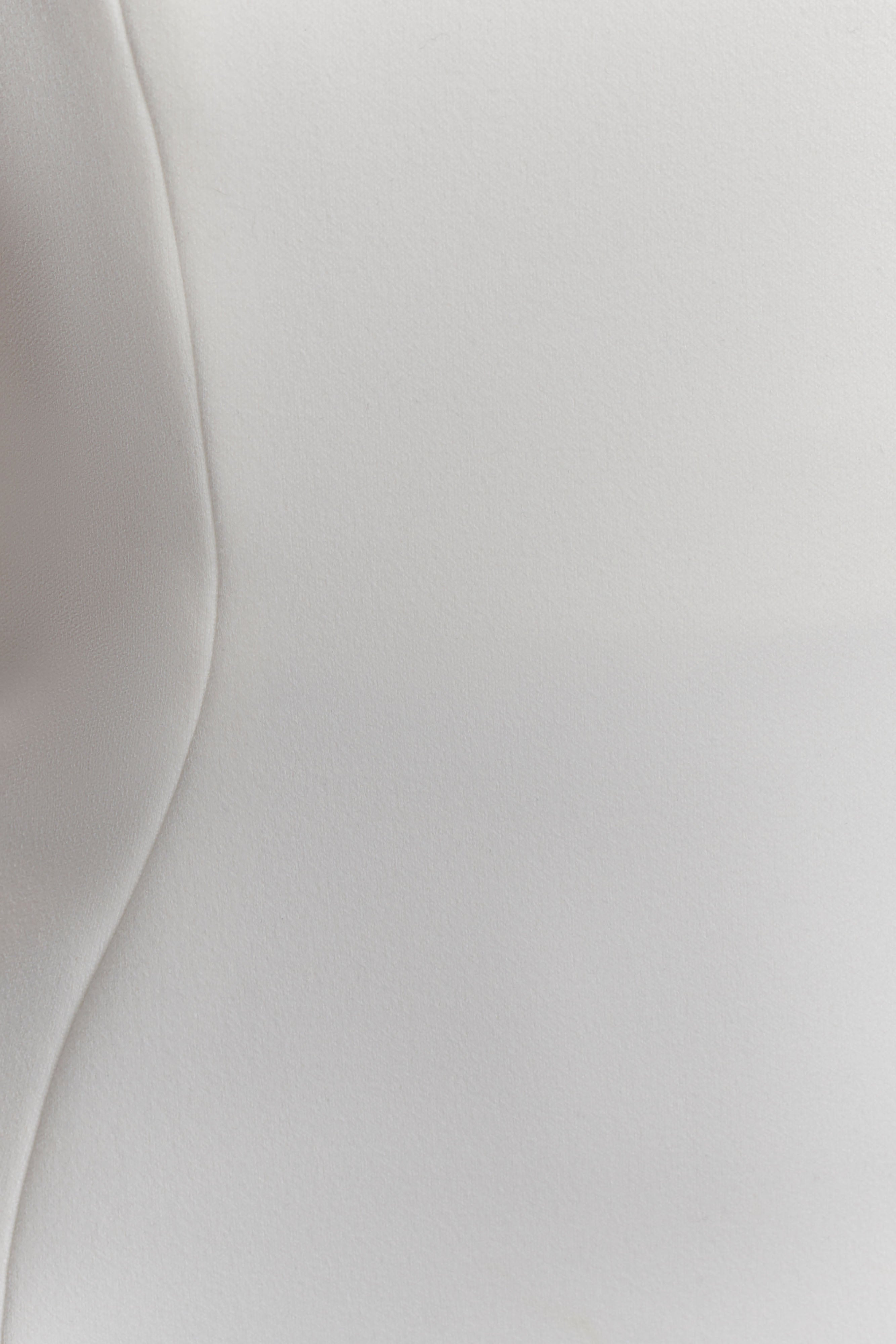 Milena One Shoulder Crepe Maxi Dress - White