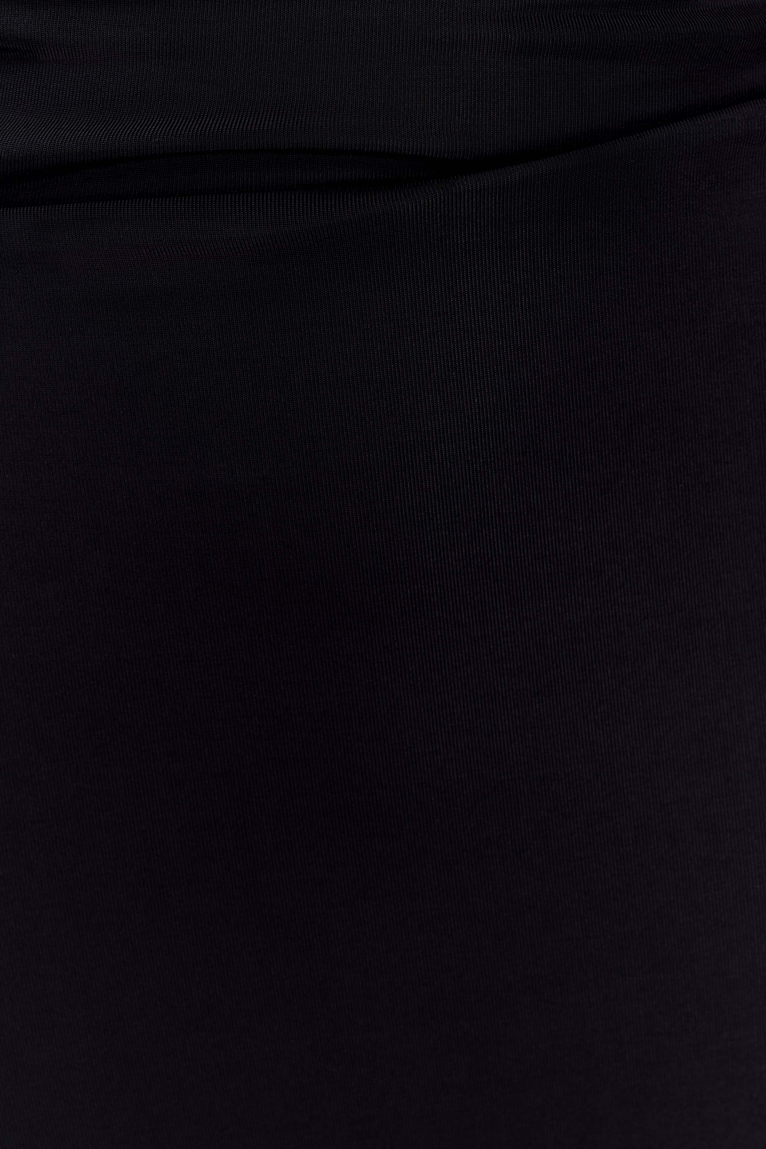 Haven Slinky Twist Midi Skirt - Black