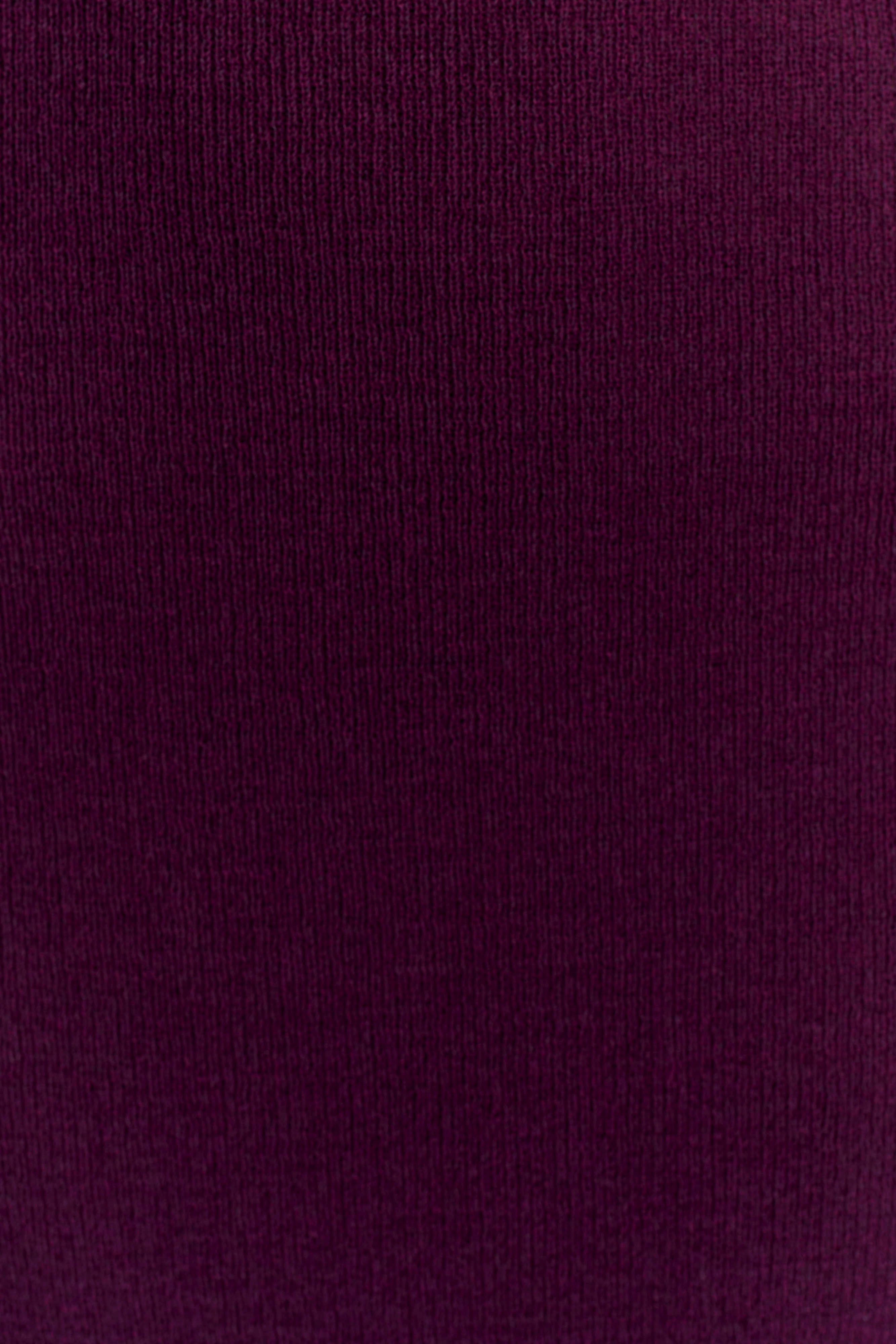 Sandrine Off Shoulder Knit Maxi Dress - Plum