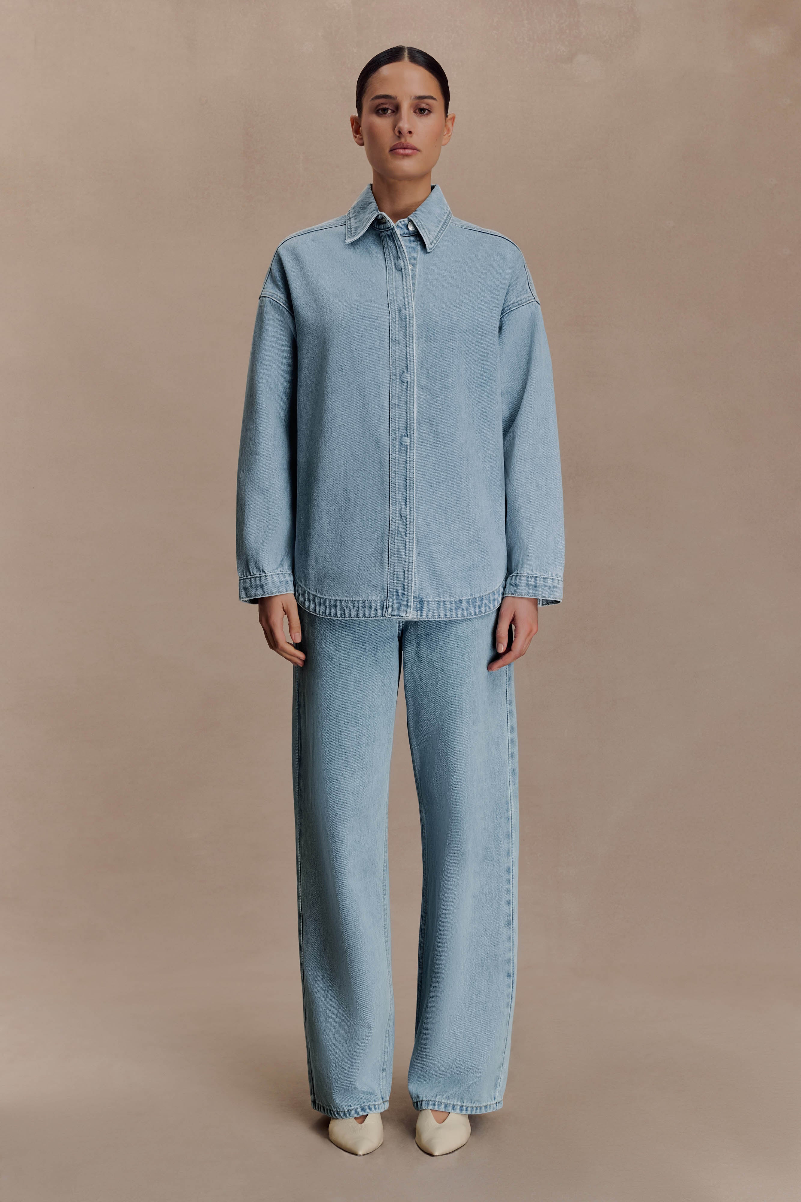 Mannon Mid Rise Denim Jeans - 80'S Blue