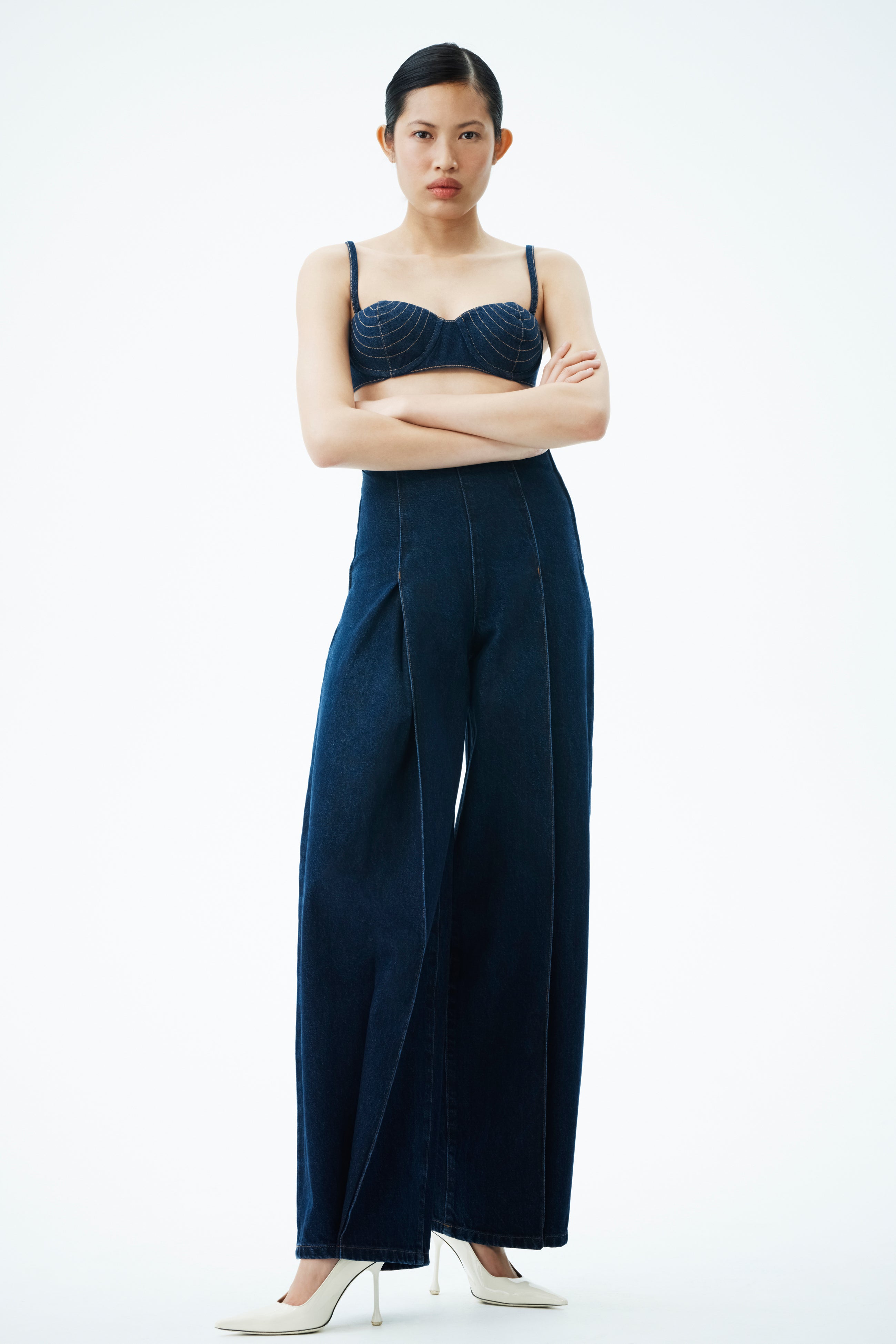 Beatrix High Rise Denim Jeans -  Indigo Blue