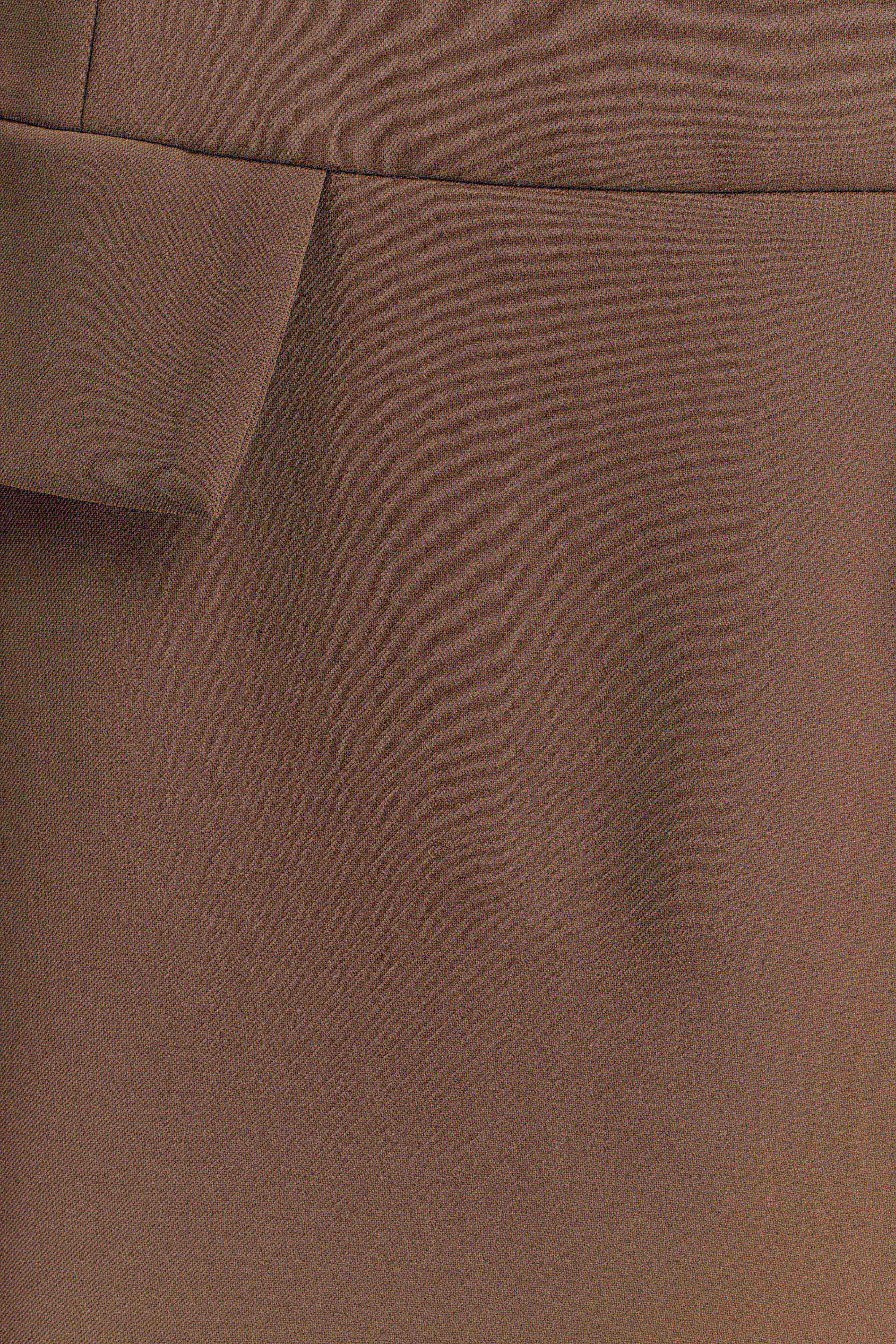 Cassie Column Maxi Skirt - Cacao Brown