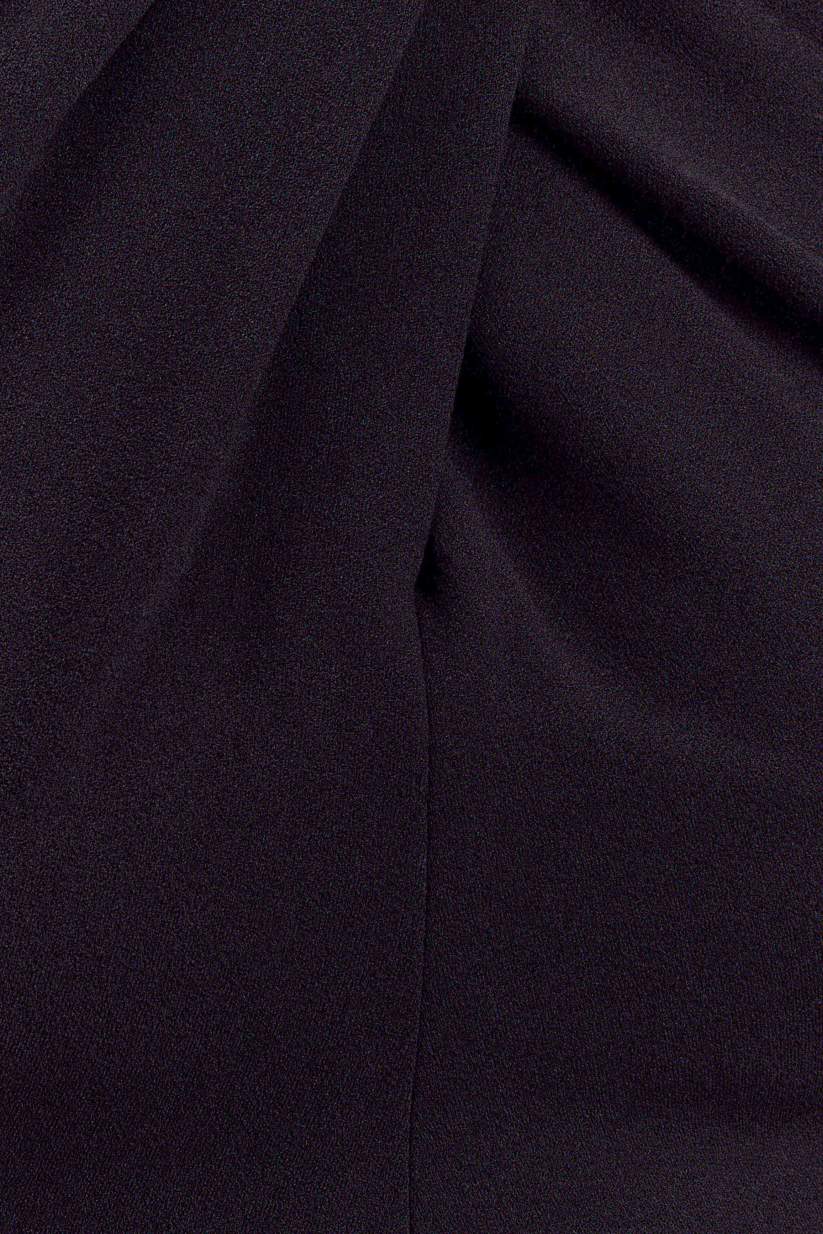 Christina Cross Over Mini Dress - Black