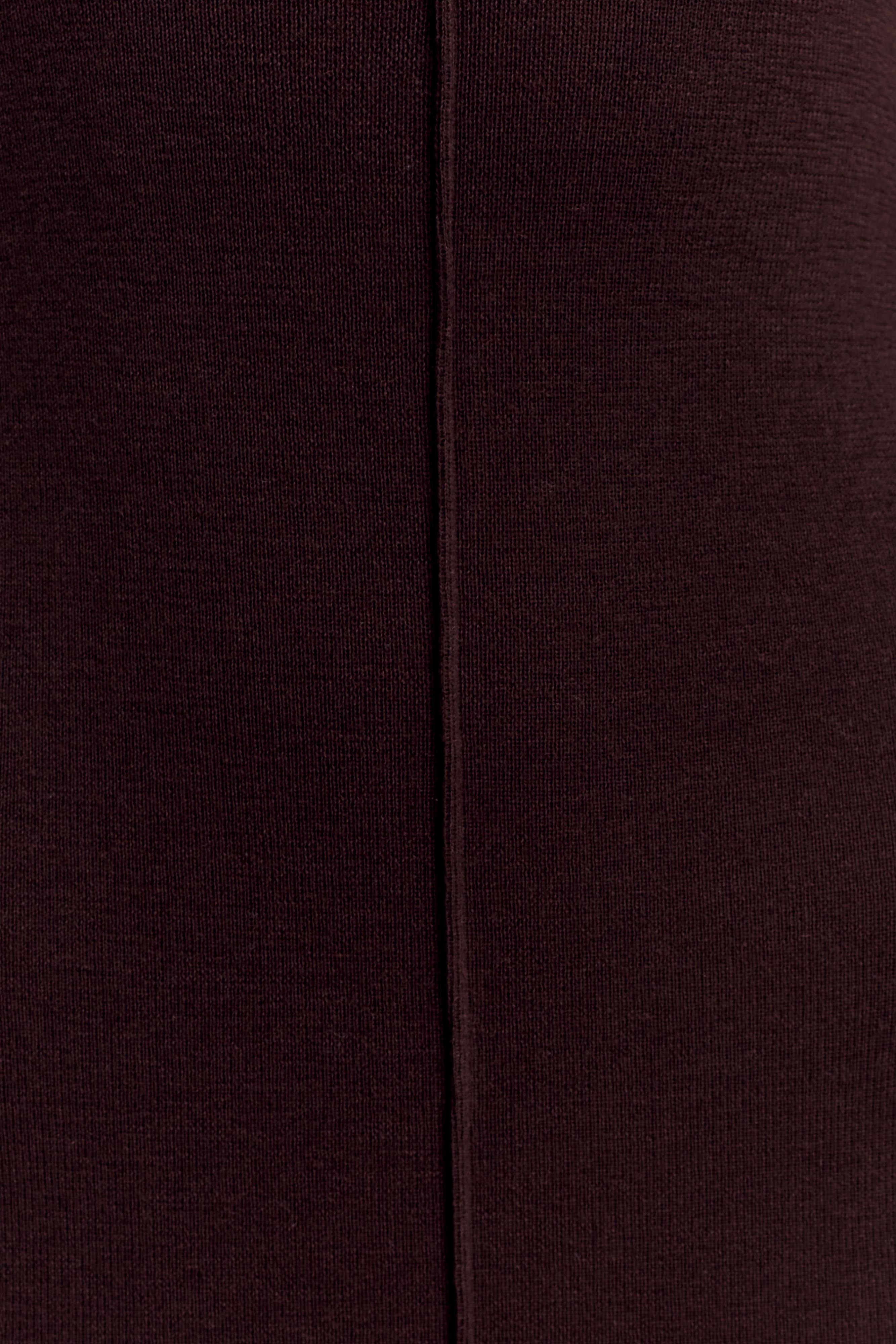 Cleona Merino Wool Ribbed Long Sleeve Maxi Dress - Deep Chocolate