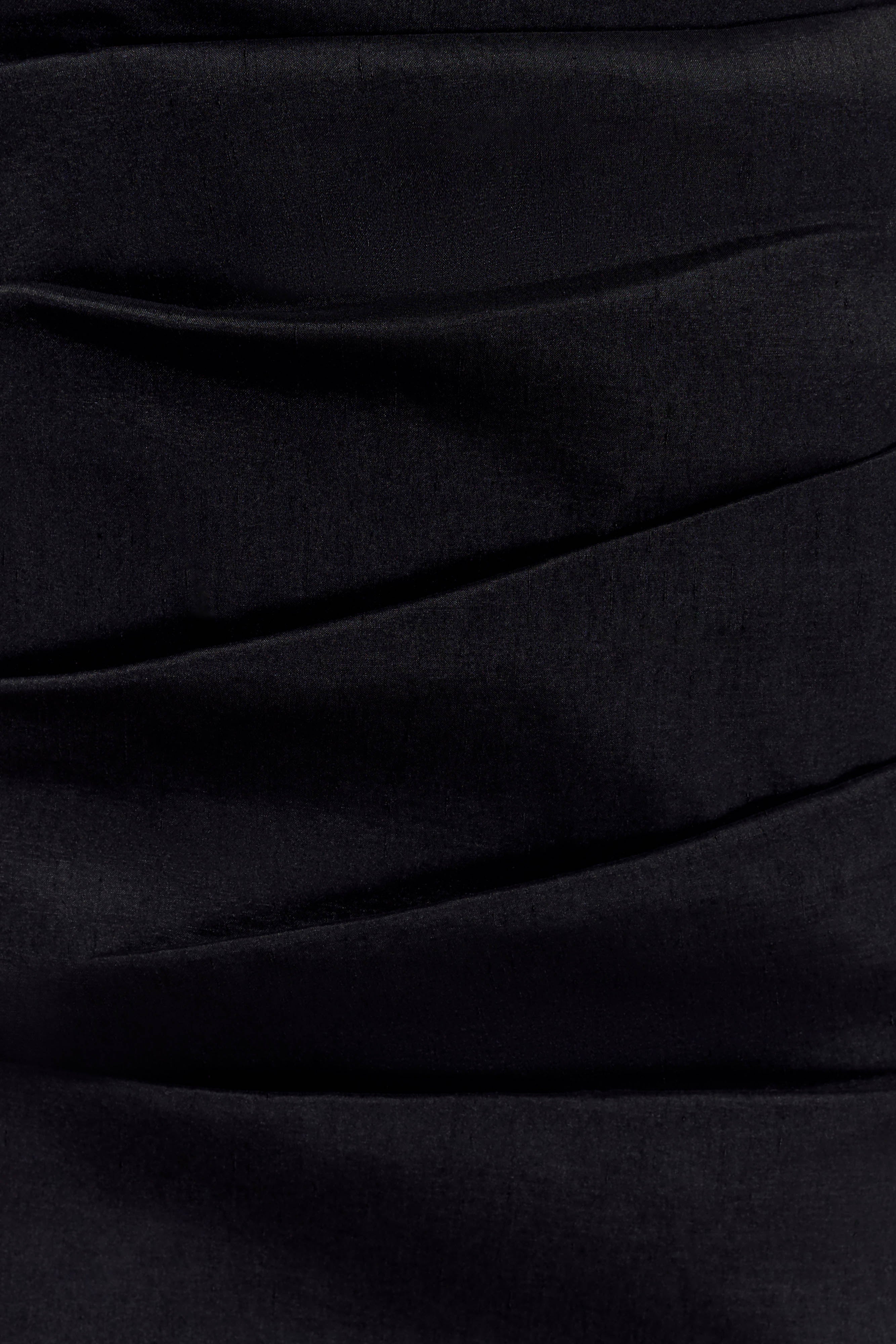 Thelma Bardot Maxi Dress - Black