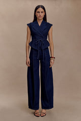 Beatrix High Rise Denim Jeans -  Indigo Blue