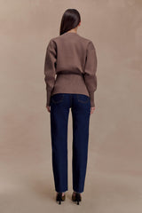 Tina Mom Jean - Indigo Blue