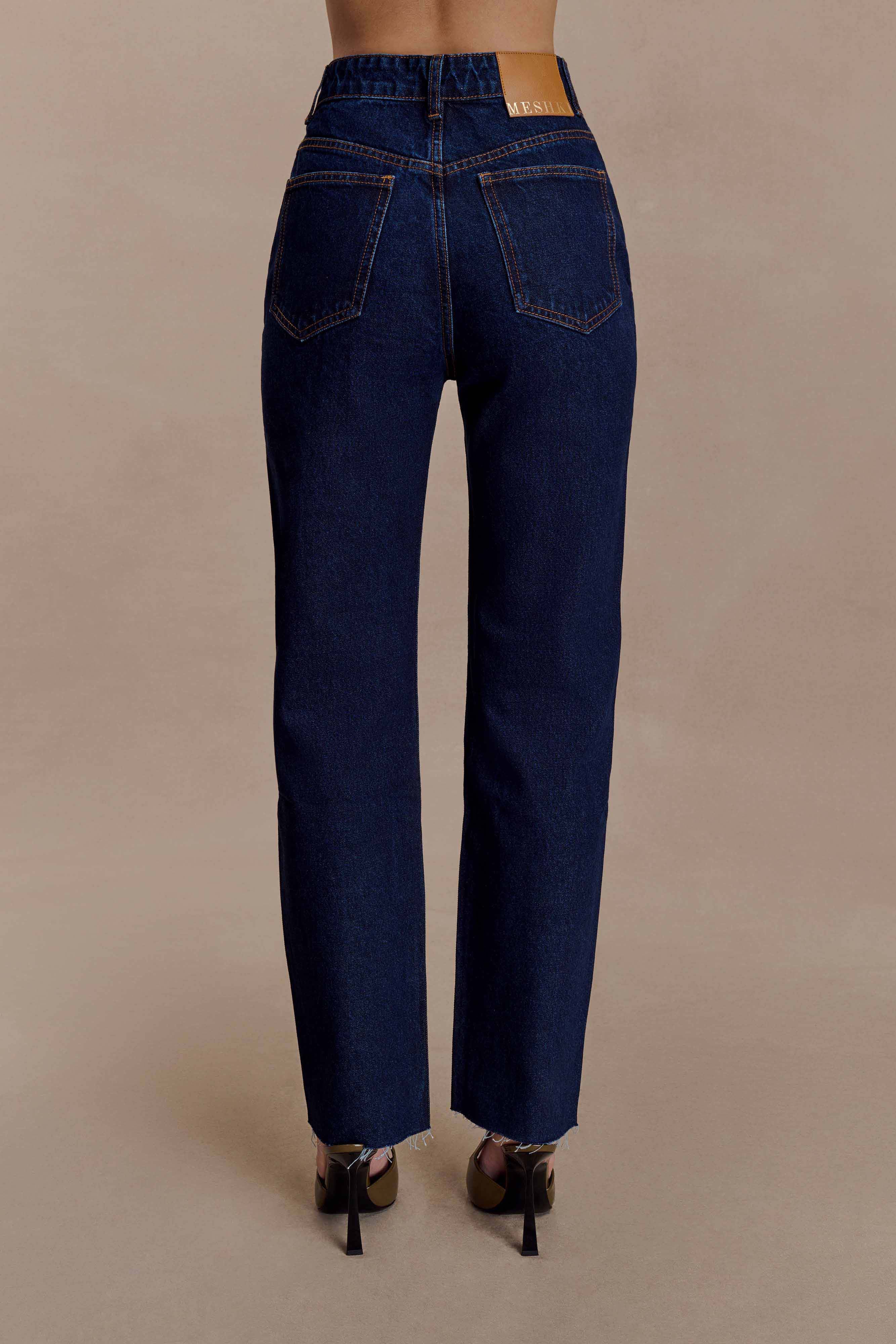 Tina Mom Jean - Indigo Blue