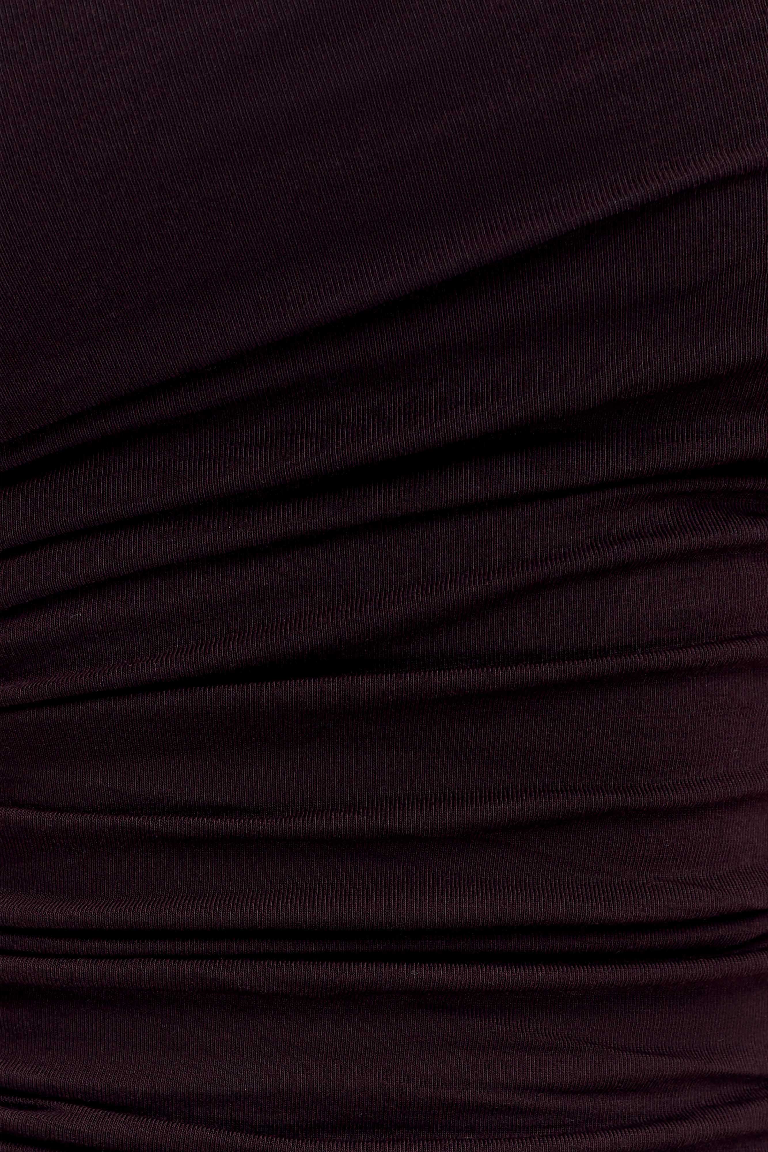 Anna One Shoulder Modal Top - Cacao Brown