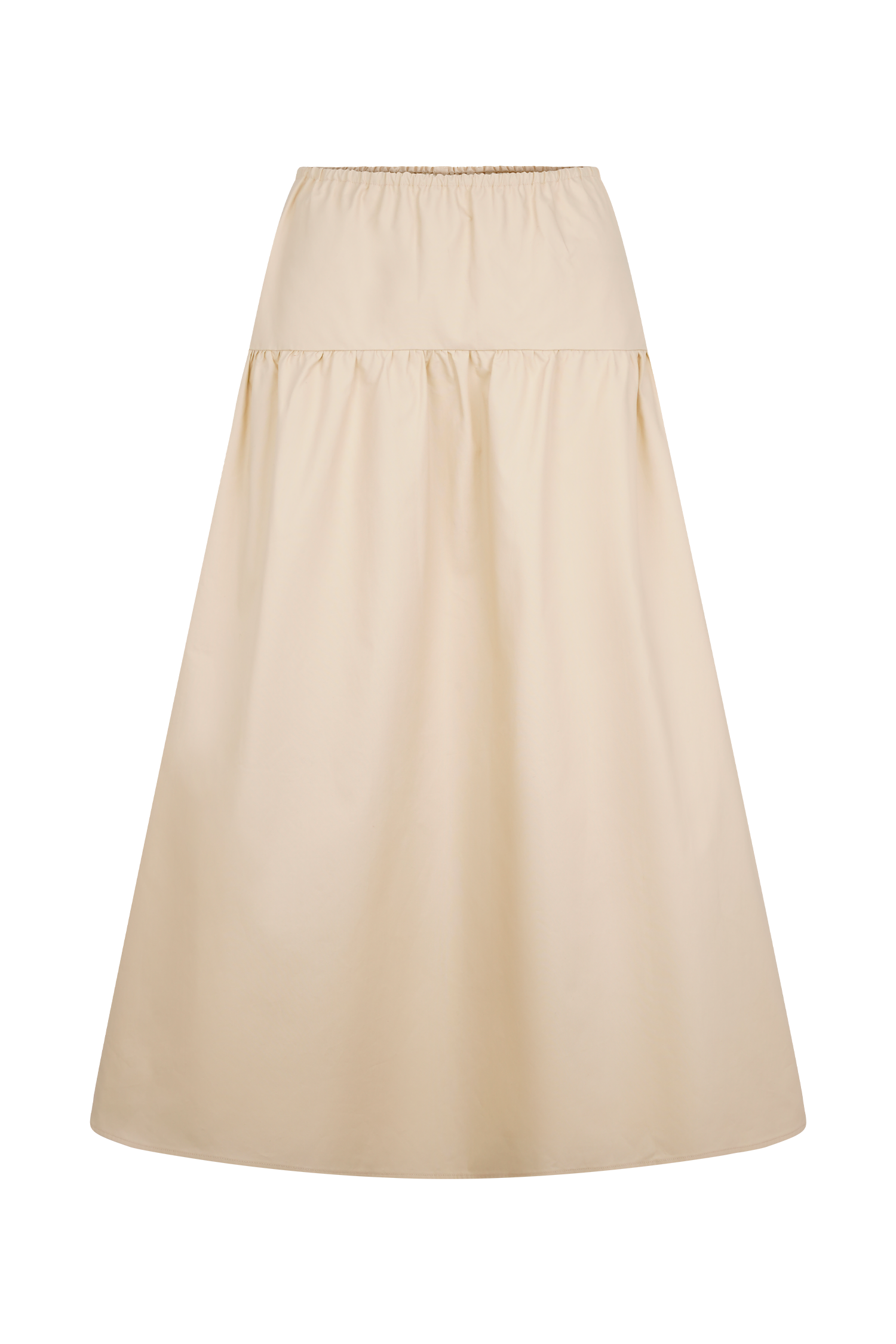 Amirah Midi Skirt - Nude