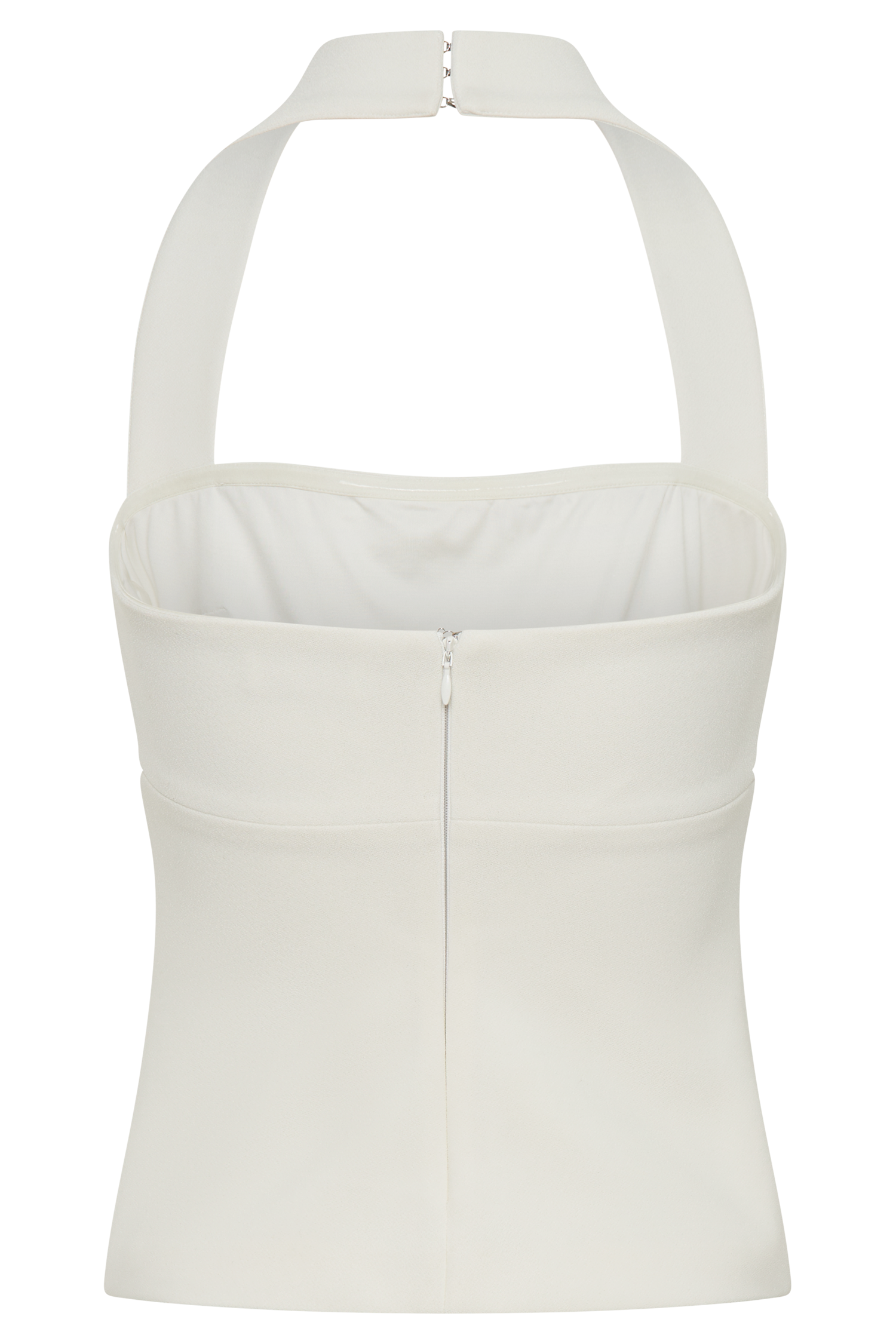 Amelita Suiting Halter Top - Ivory