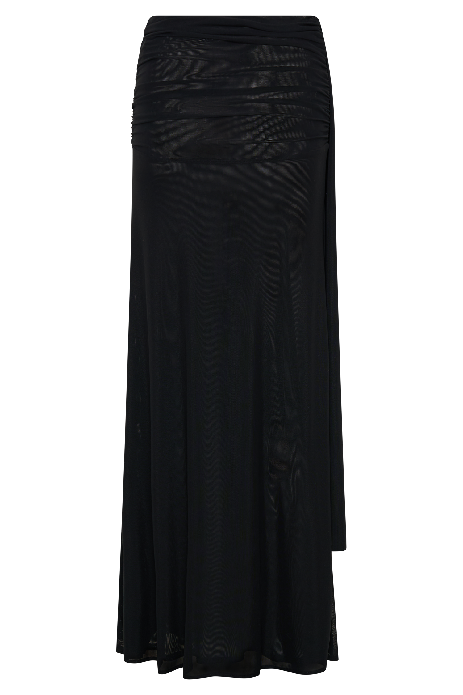 Arna Mesh Maxi Skirt - Black