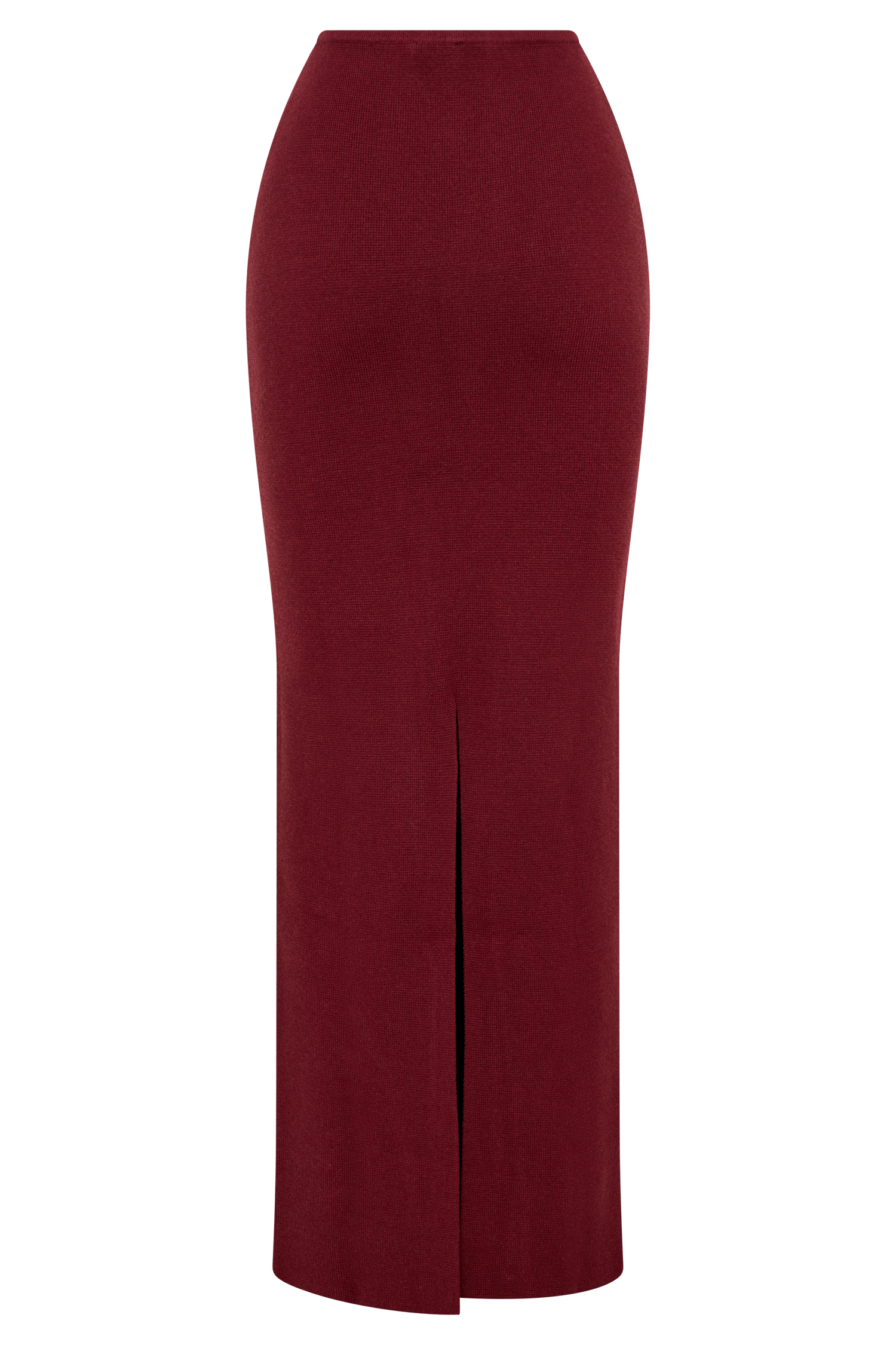 Kyle Knit Maxi Skirt - Cherry Red