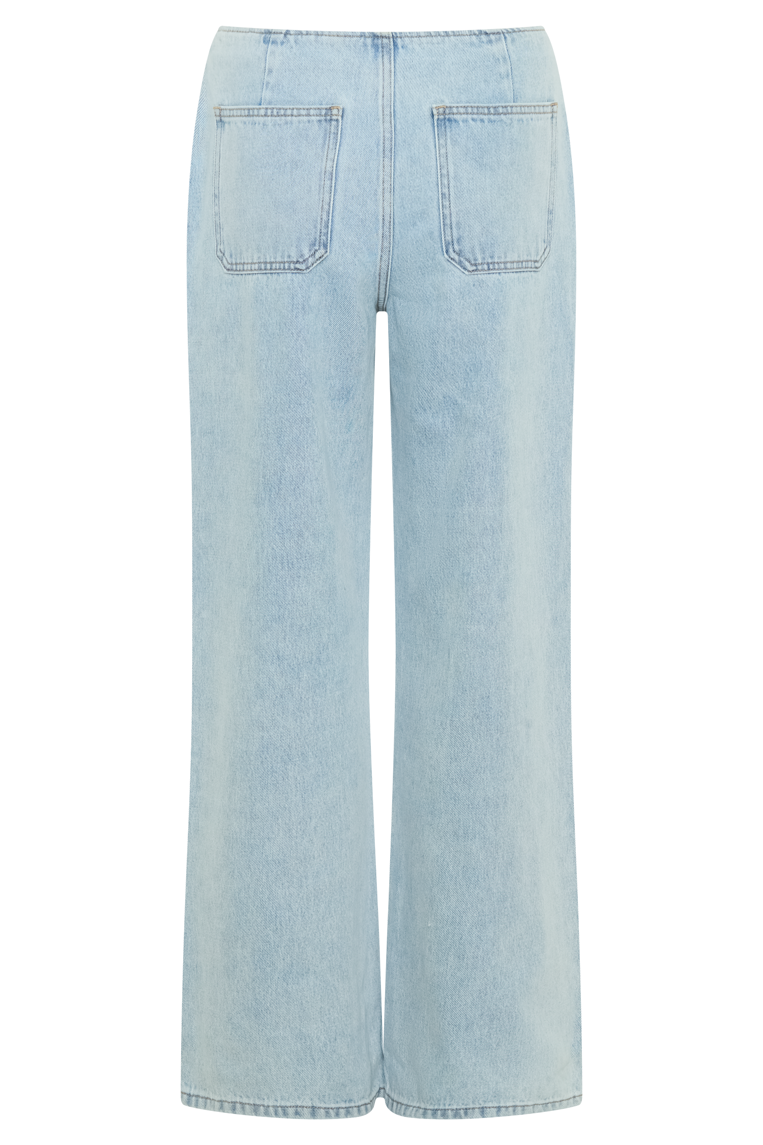 Caitlin Mid Rise Denim Jeans - Light Blue
