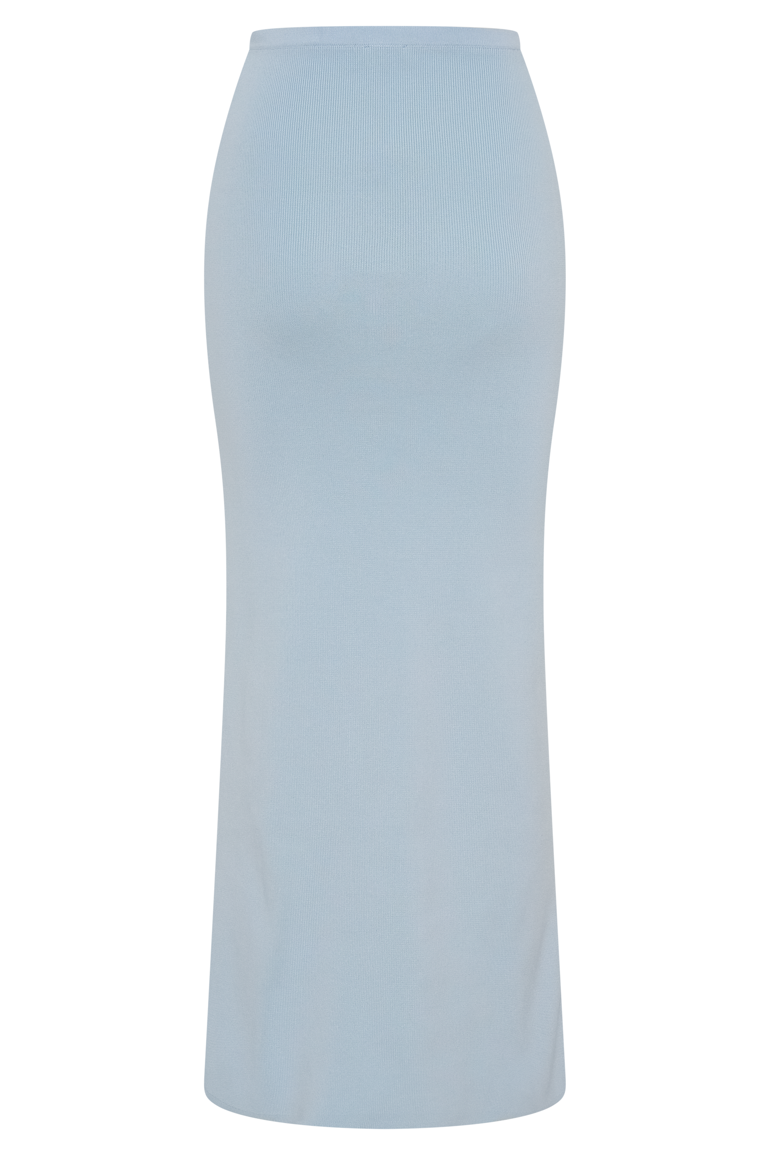Maxine Knit Maxi Skirt - Light Blue