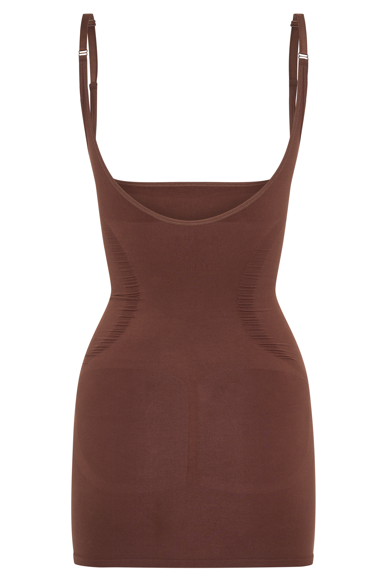 Jocelyn Backless Shapewear Mini Dress - Espresso