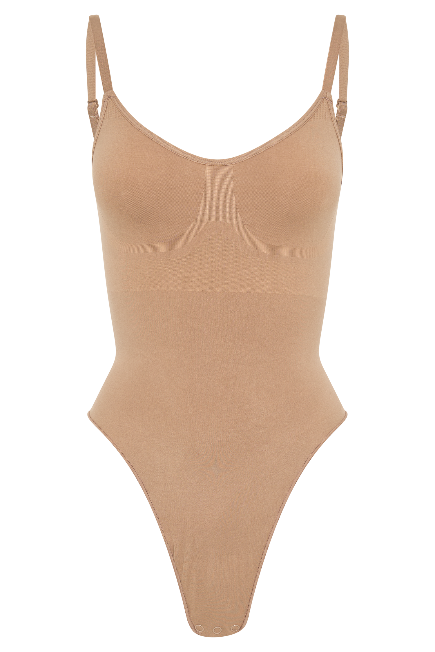 Alyssa Backless Shapewear Bodysuit - Latte