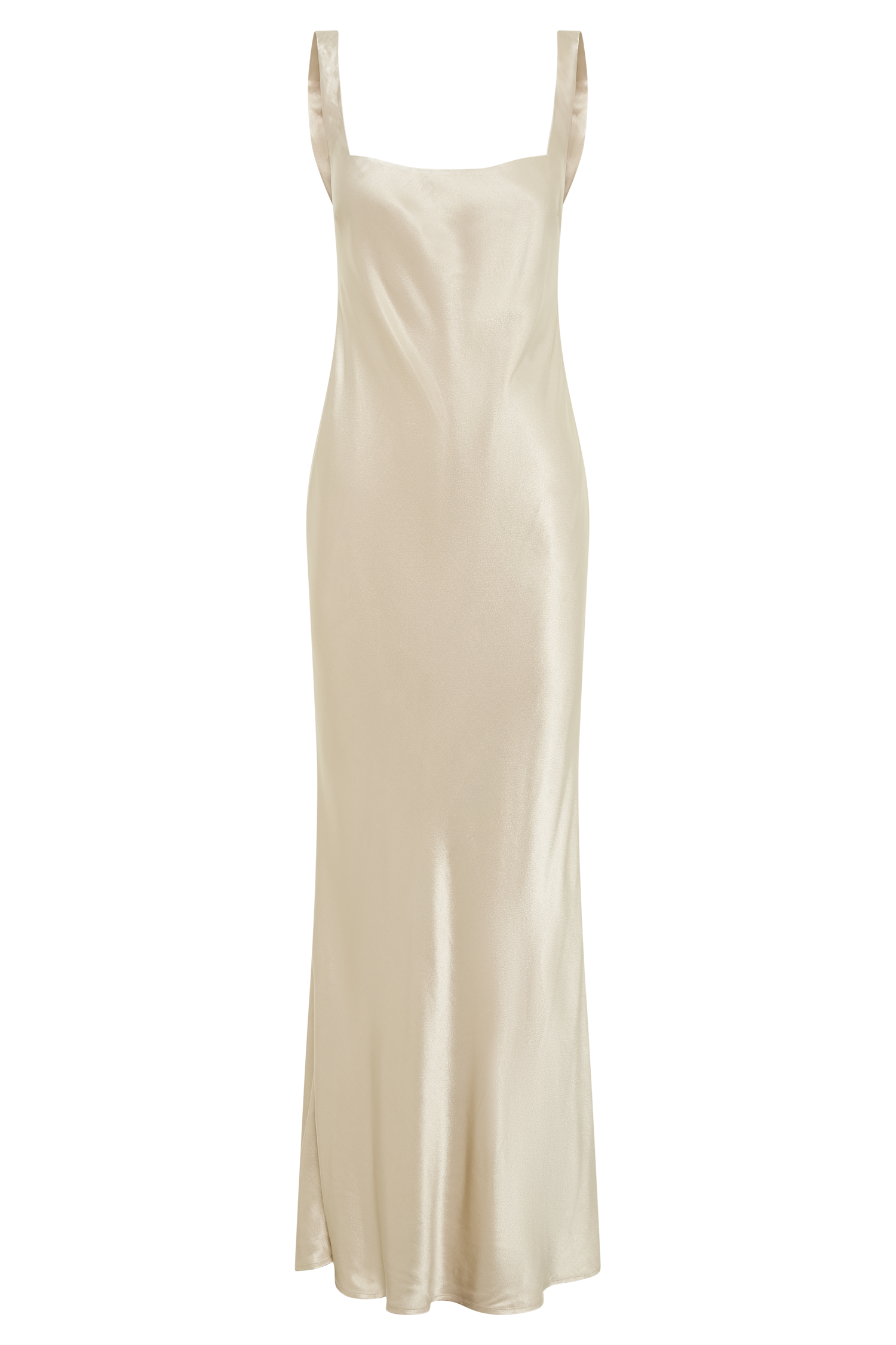 Ensley Satin Maxi Dress - Champagne