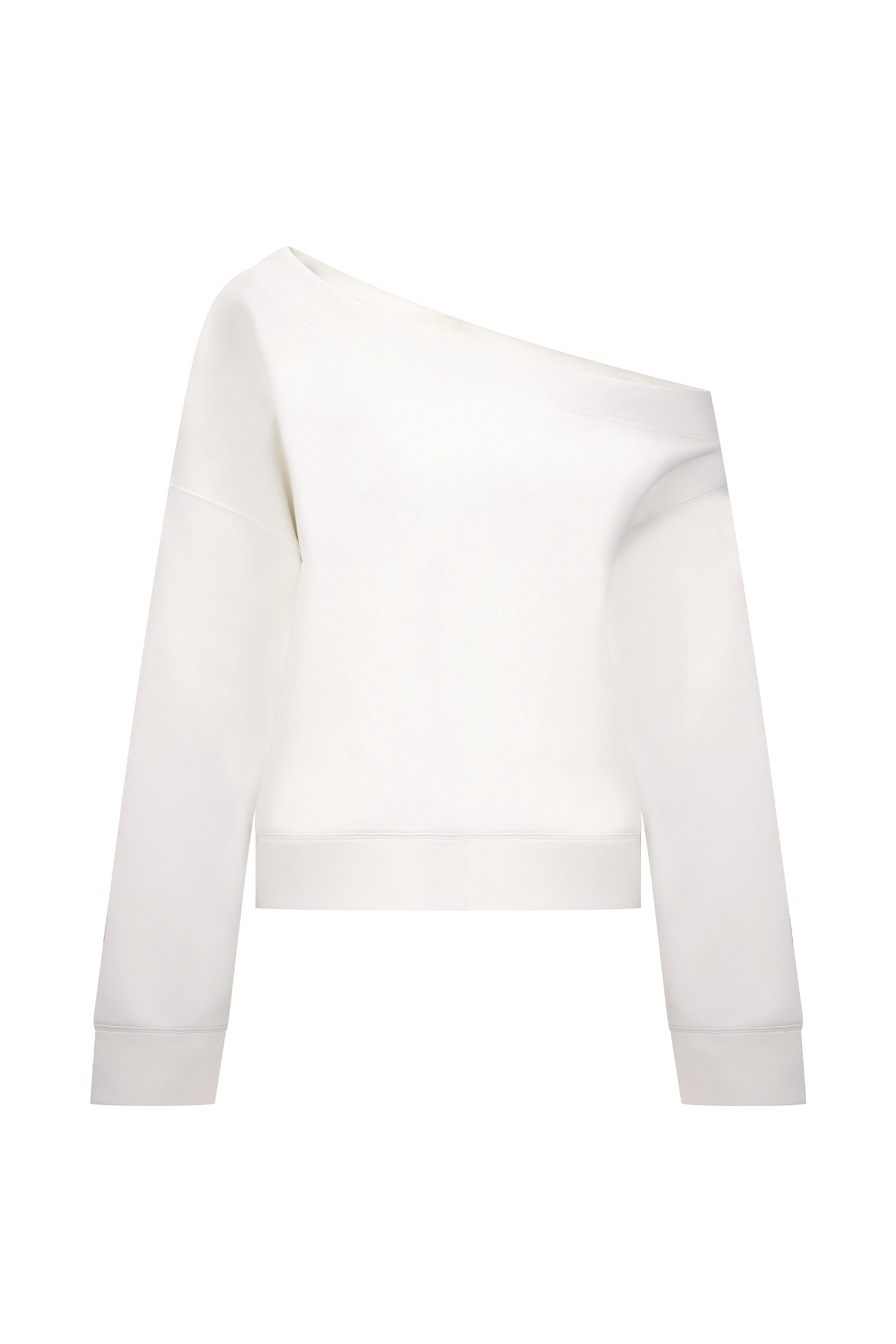 Aiden Slouchy Crew Jumper - Ivory