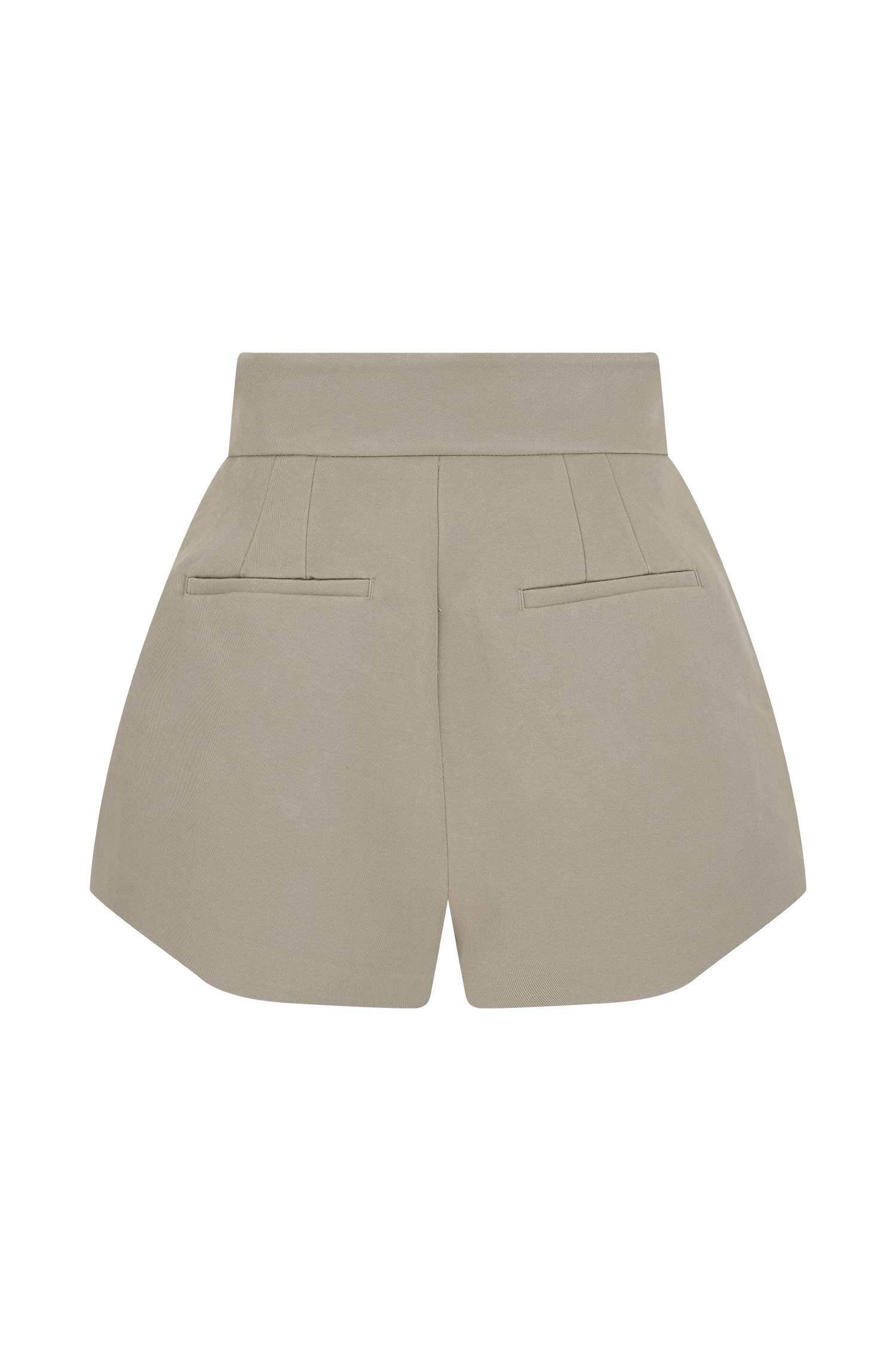 Alden High Waisted Short - Pebble