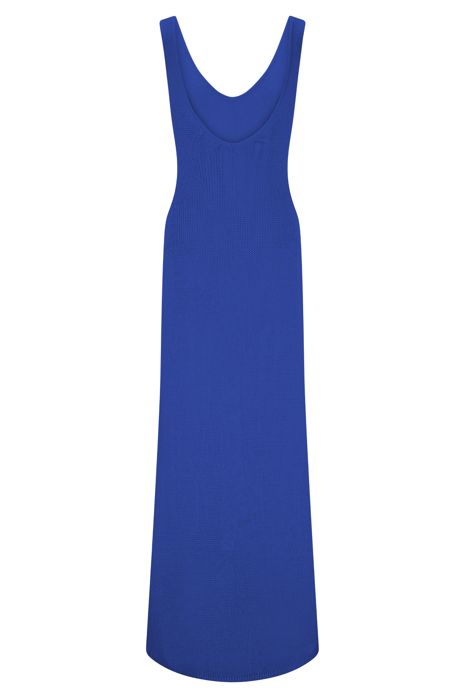 Ari Tape Yarn Knit Maxi Dress - Cobalt Blue