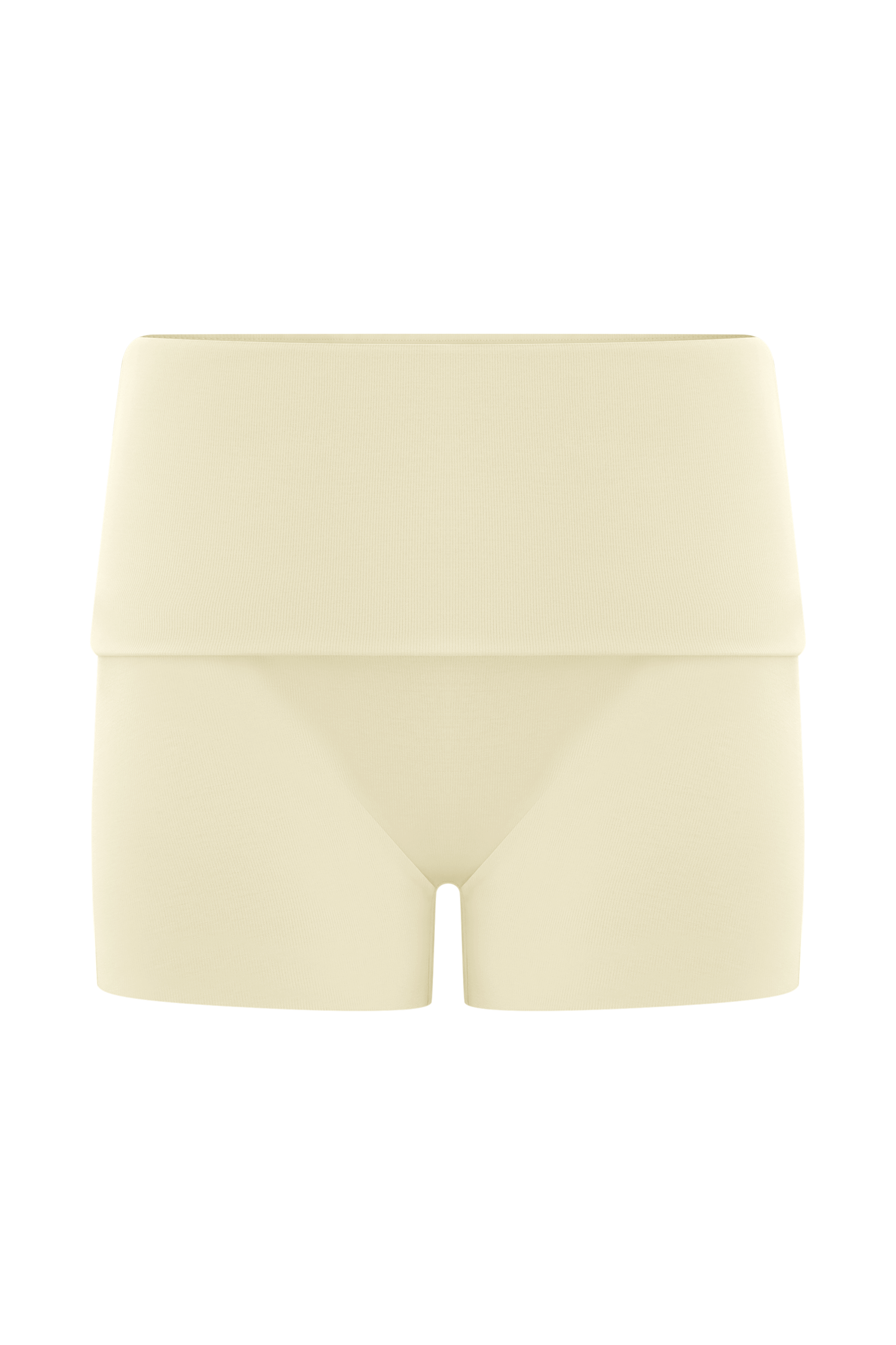 Birdie Fold Over Shorts - Ivory