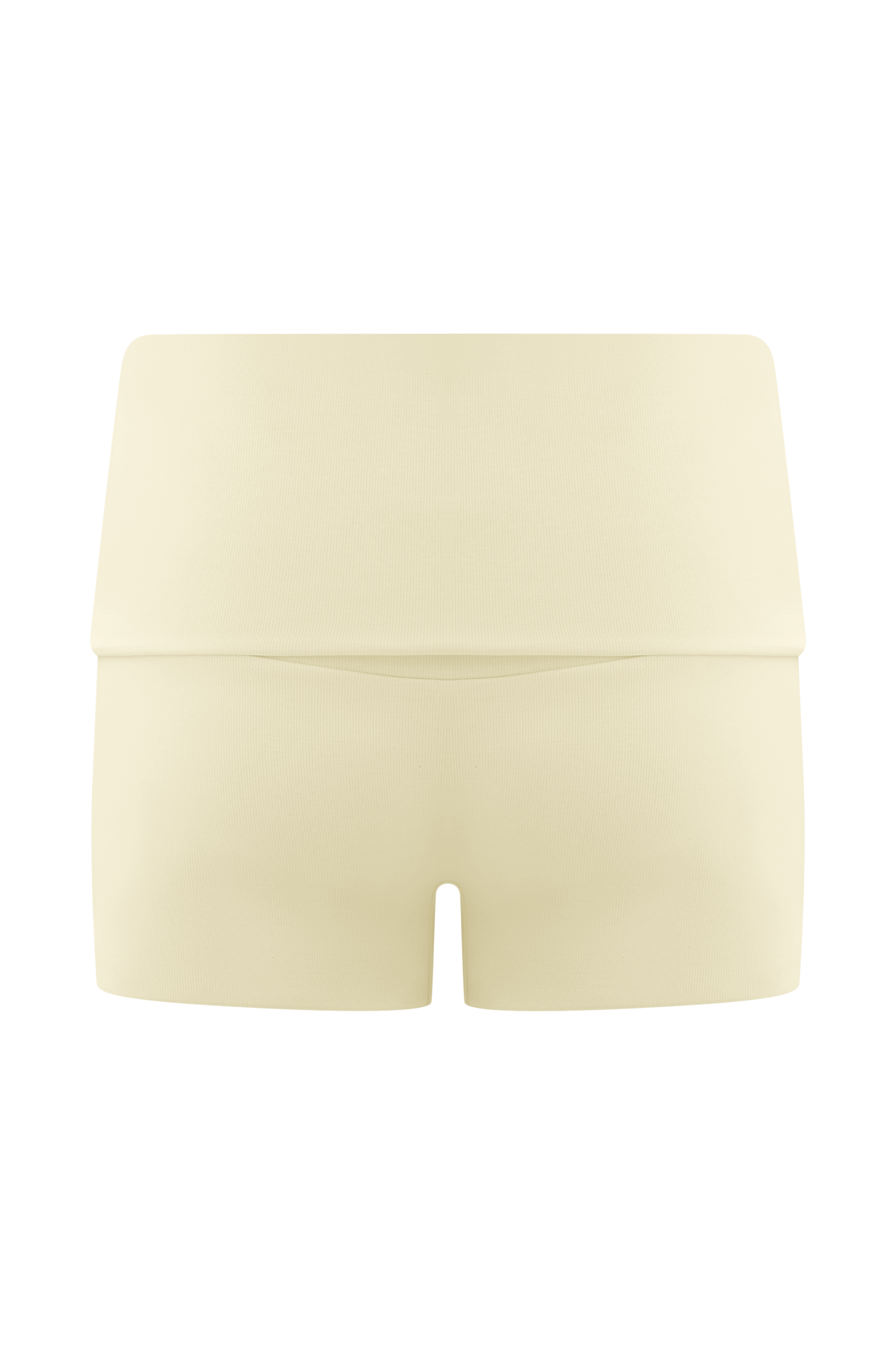 Birdie Fold Over Shorts - Ivory