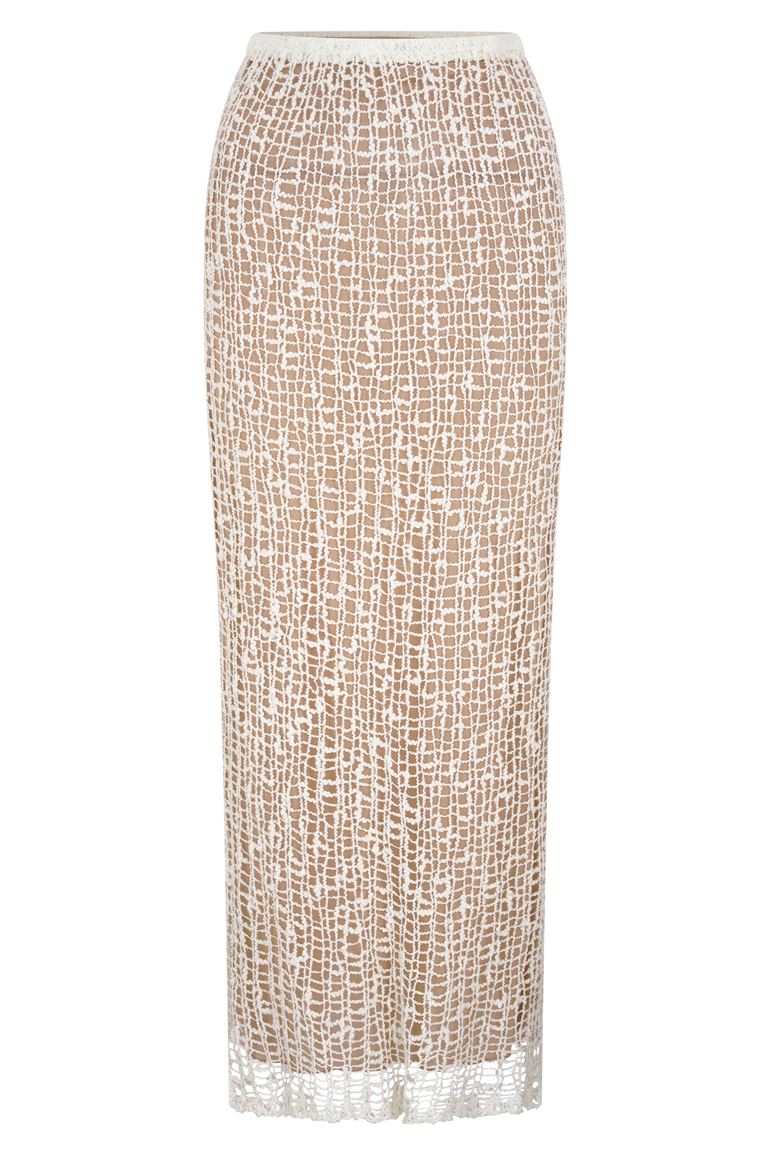 Cordelia Knit Maxi Skirt - Ivory