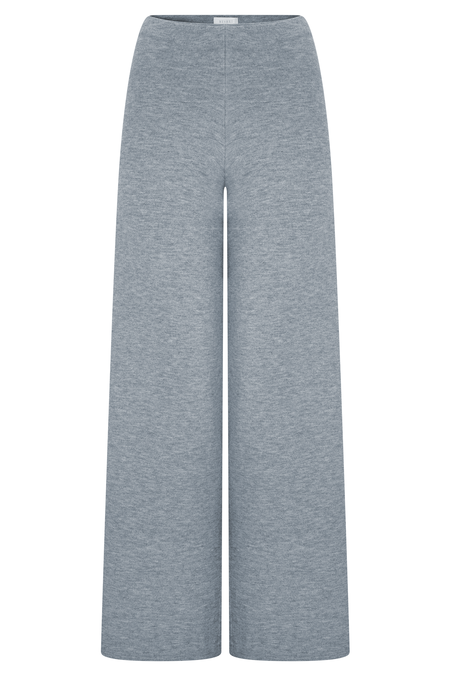 Kerrymae Straight Leg Knit Pants - Grey Marle