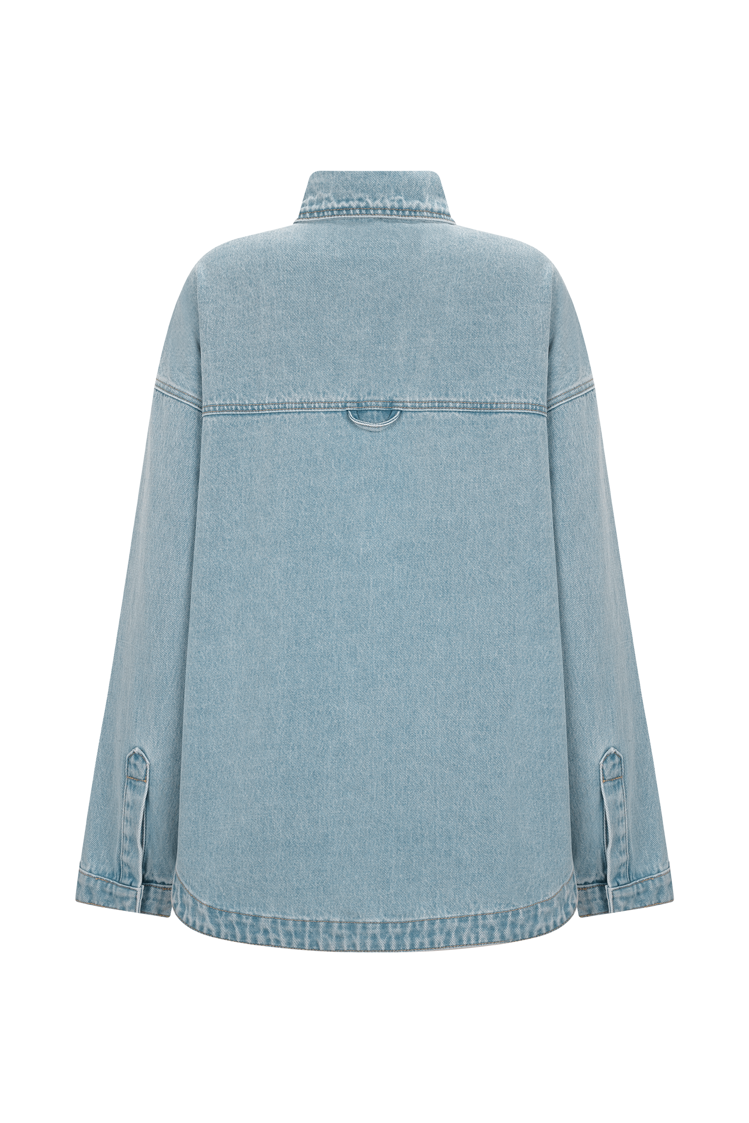 Lioda Oversized Denim Shirt - 80'S Blue