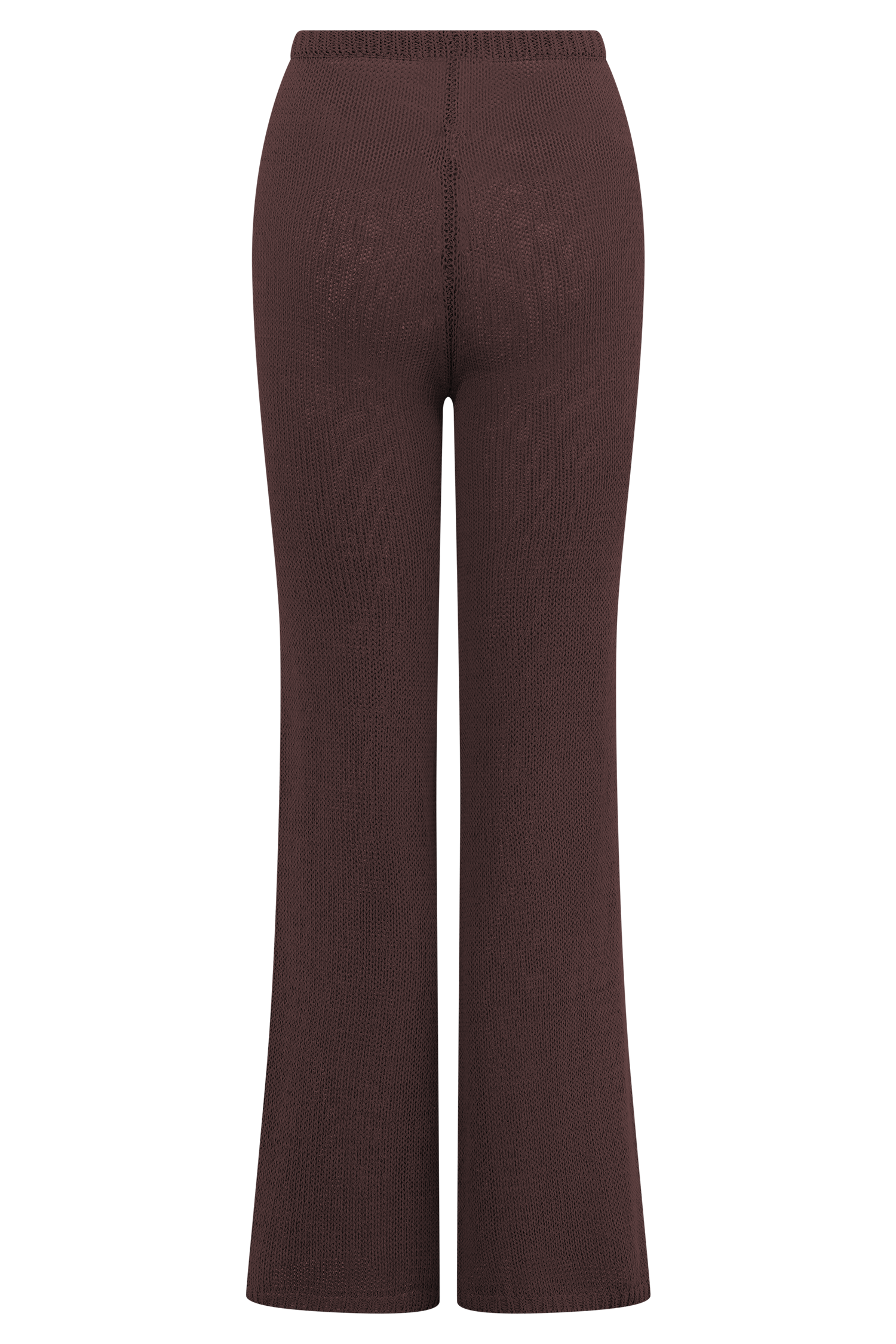 Malani Wide Leg Knit Pants - Chocolate