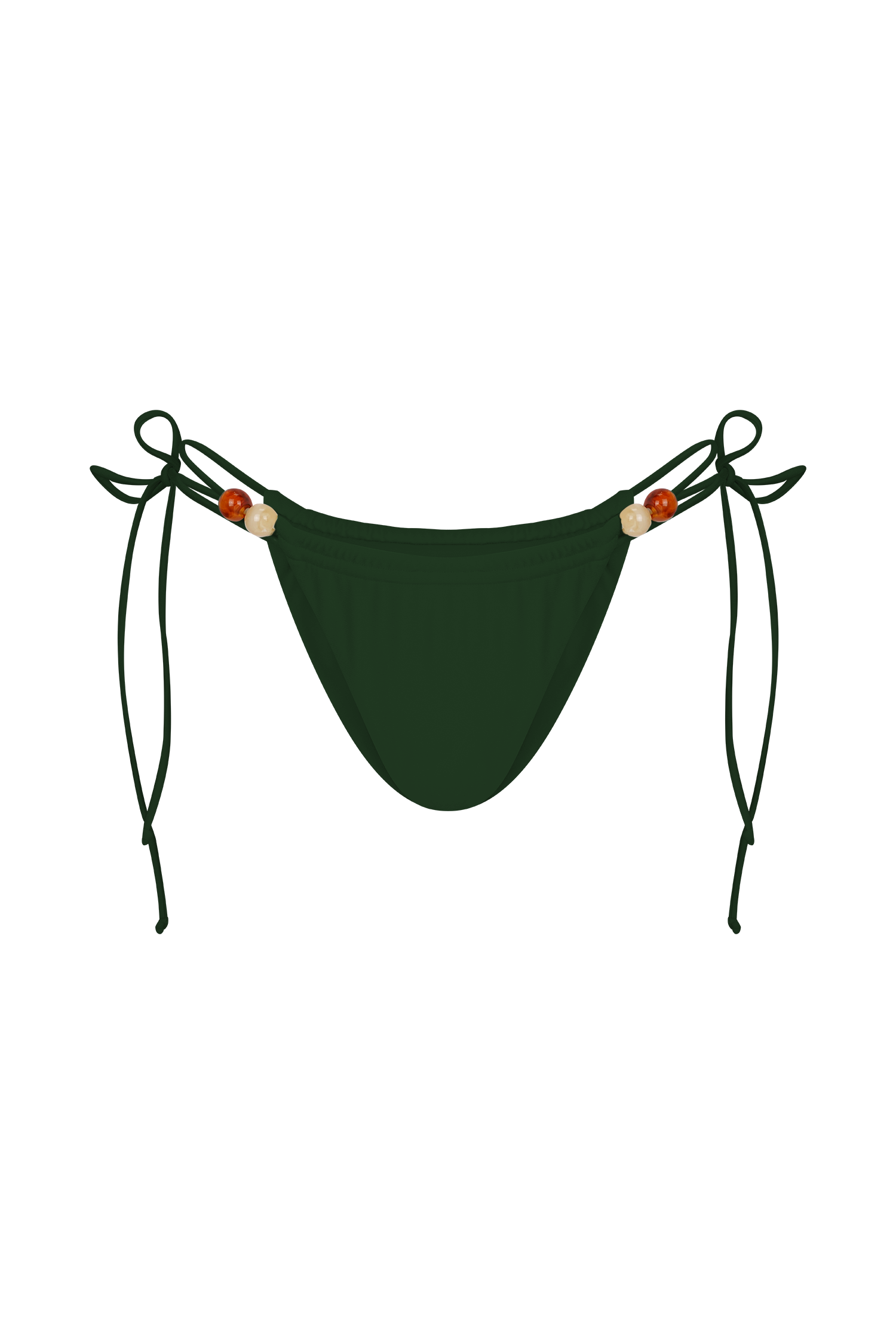 Memphis Beaded Bikini Bottom - Green