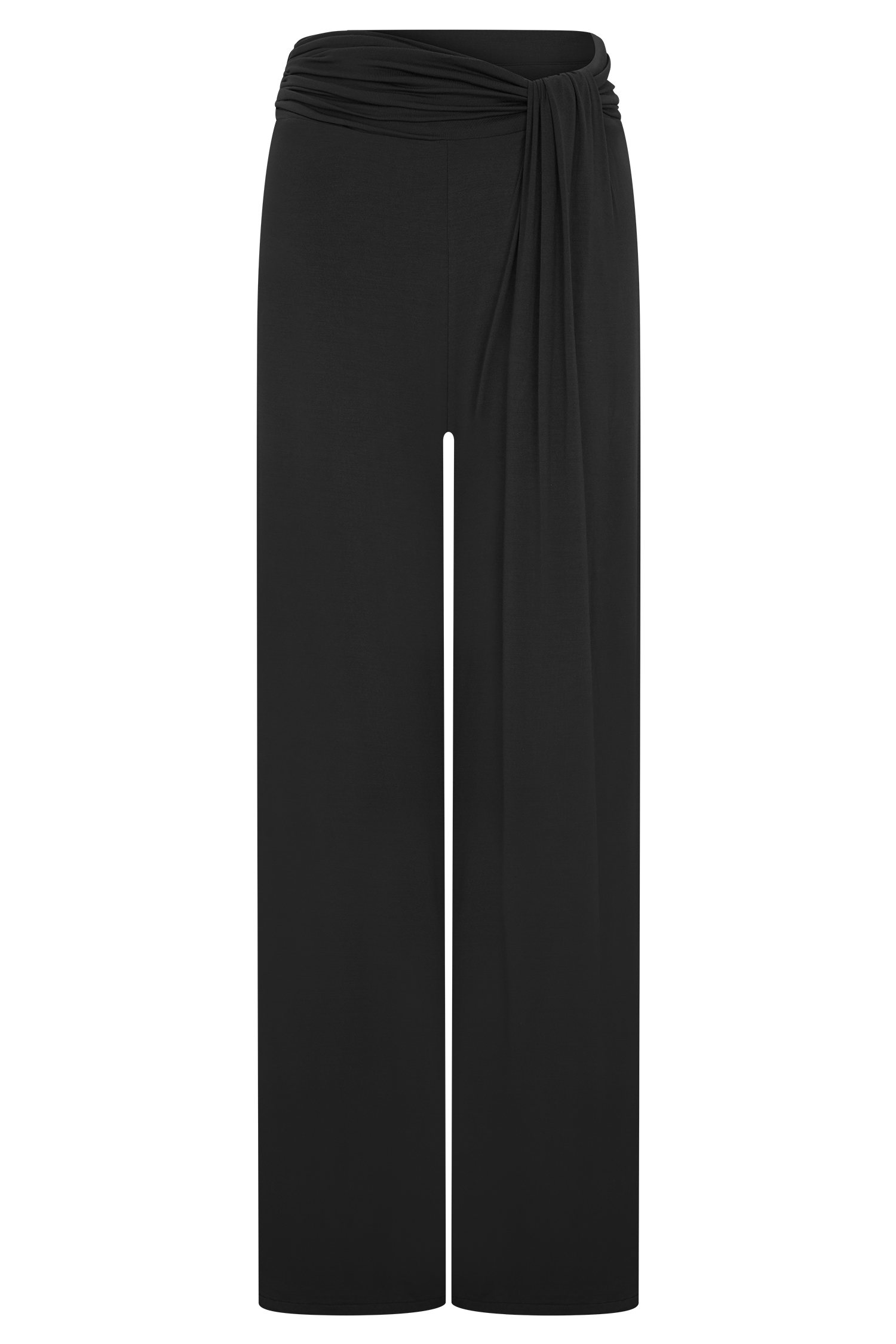 Ramona Modal Straight Leg Pant - Black