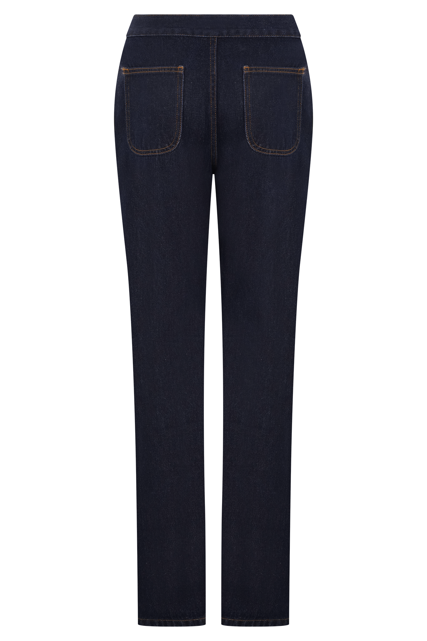 Remington V Front Straight Leg Jeans - Indigo Blue
