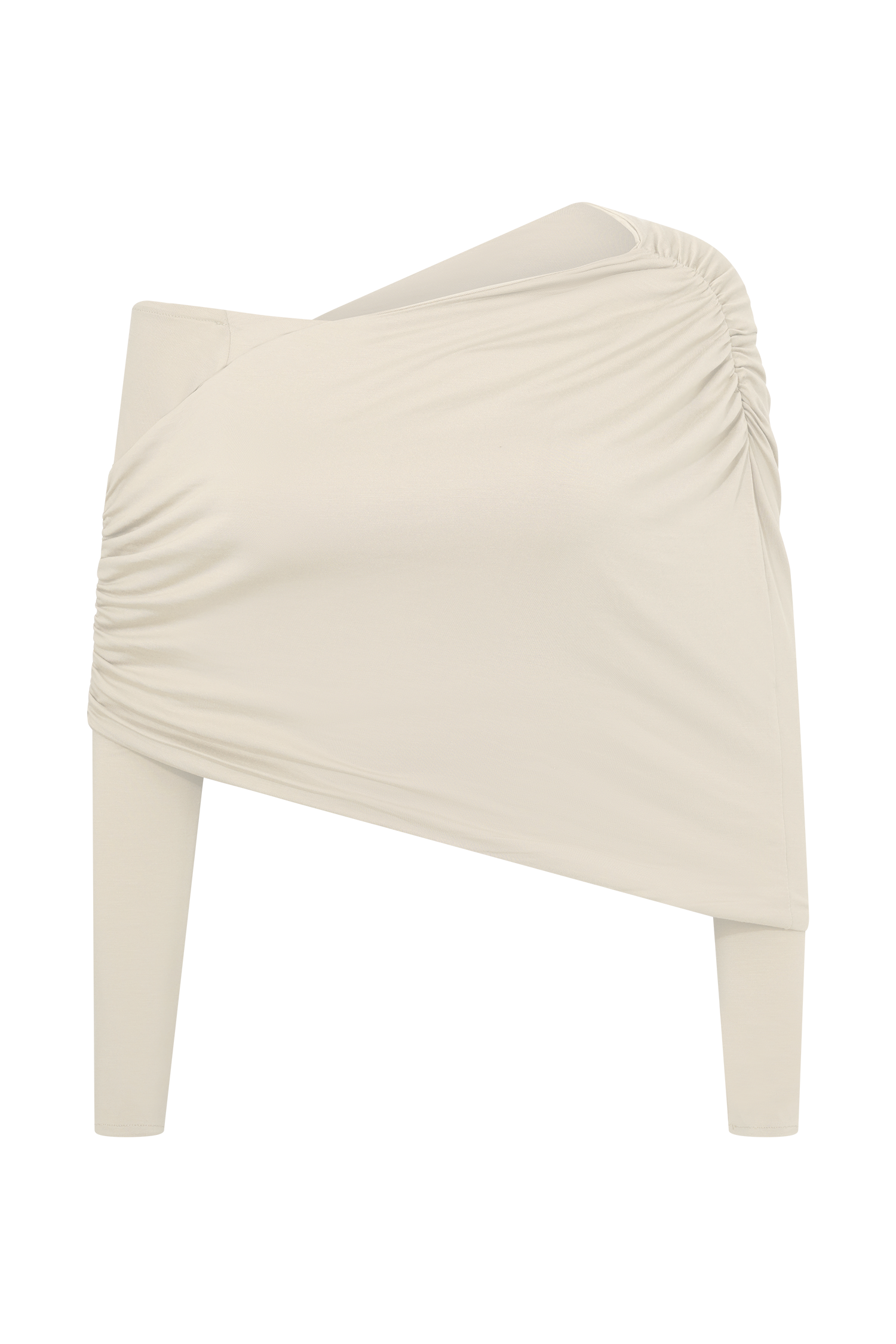 Corinna Modal One Shoulder Top - Ivory
