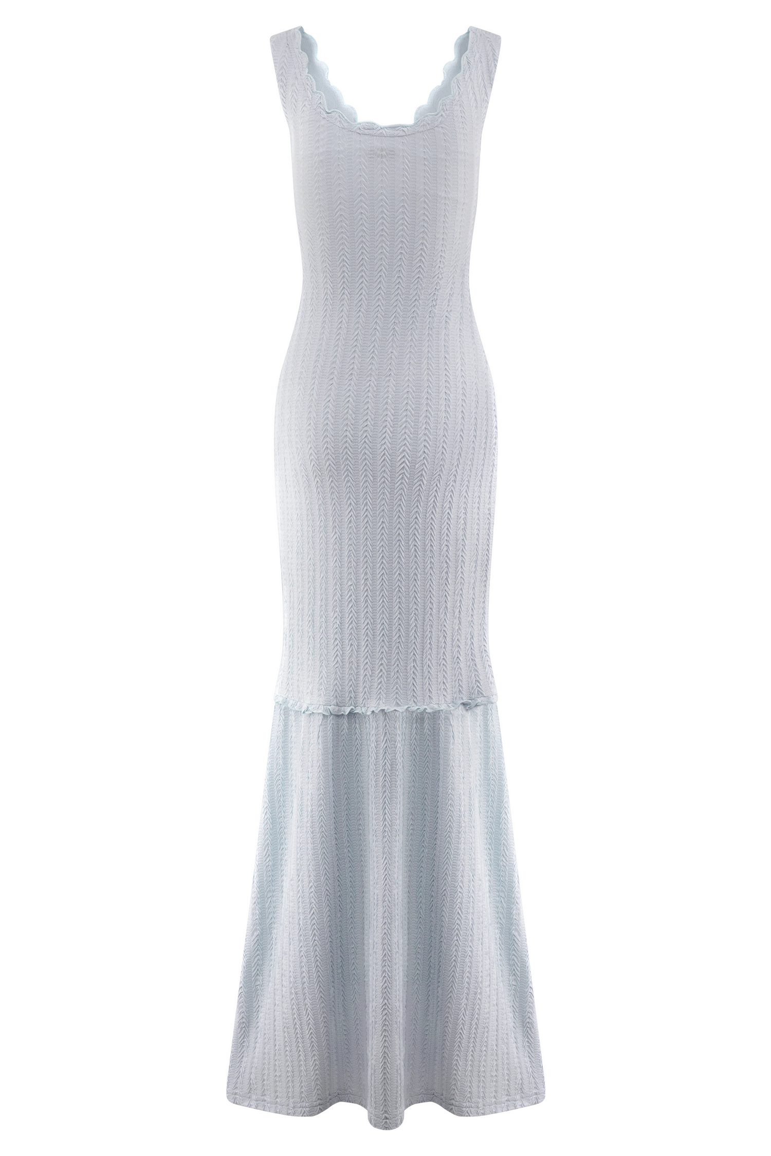 Natalie Off Shoulder Maxi Dress - Sky Blue